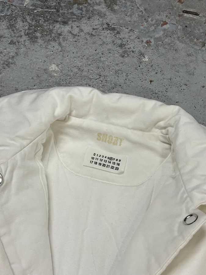 Maison Margiela AW2005 Maison Martin Margiela White Cotton Quilted Puffer Jacket Size US S / EU 44-46 / 1 - 8 Thumbnail