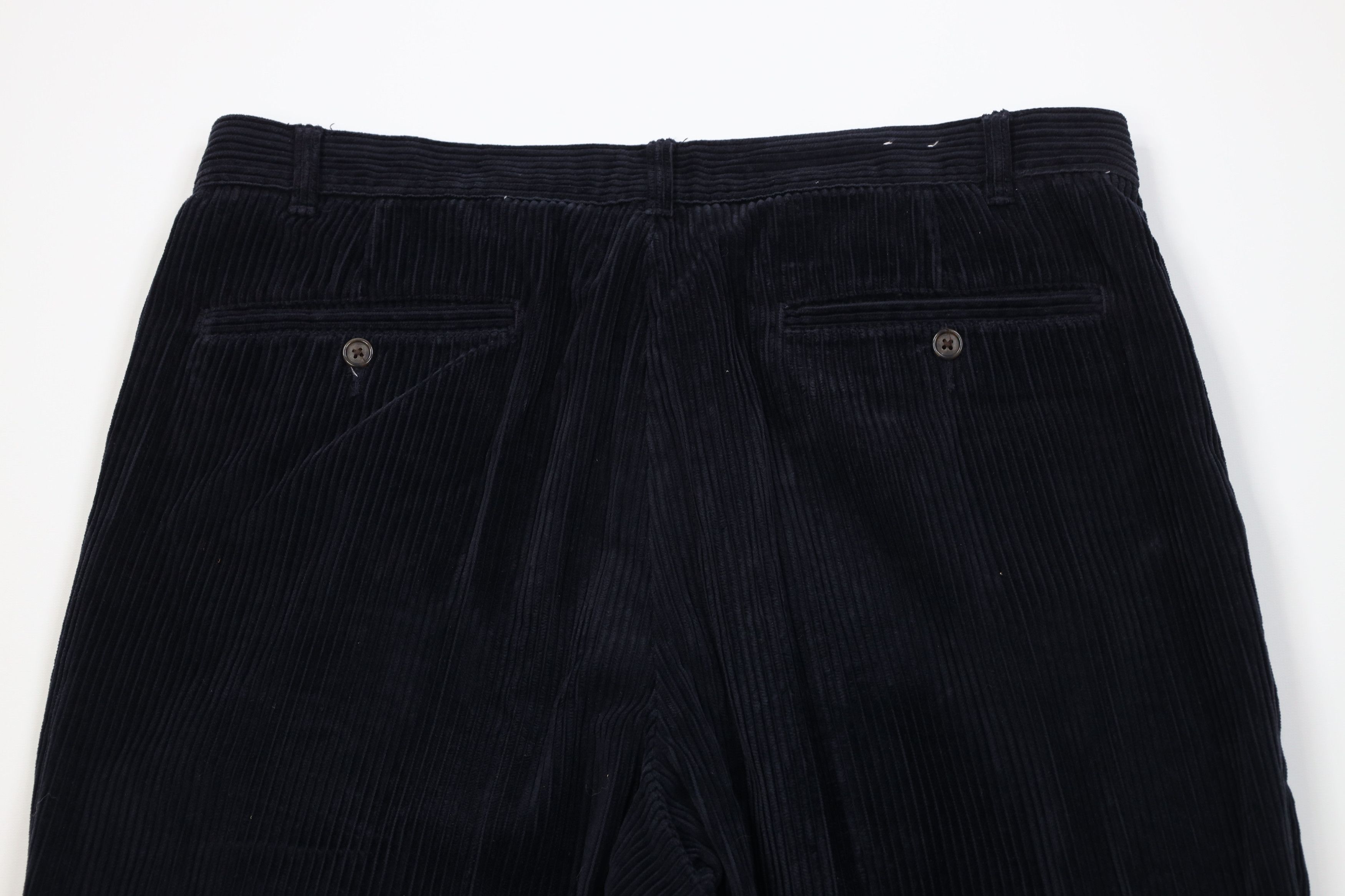Eddie Bauer Vintage 90s Eddie Bauer Wide Leg Corduroy Pants Navy Blue Size US 38 / EU 54 - 9 Thumbnail