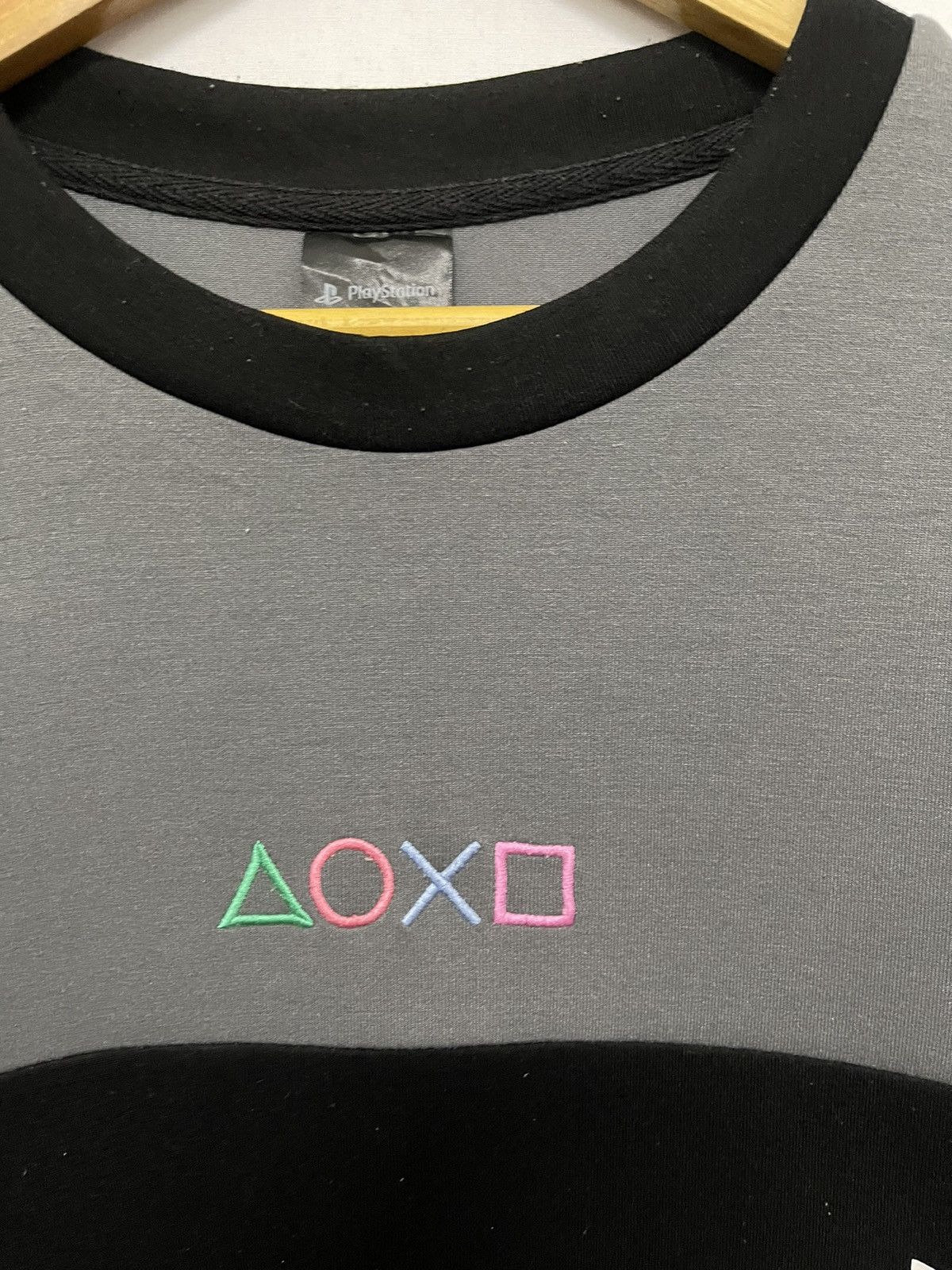Playstation × Vintage Vintage Playstation Joystick Button Sweatshirt Black Size US L / EU 52-54 / 3 - 3 Thumbnail