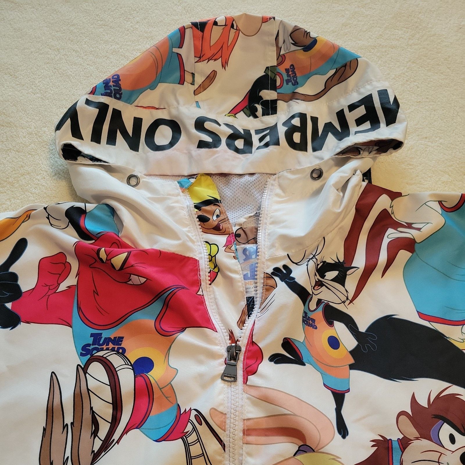 Members Only MEMBERS ONLY Jacket Space Jam Looney Tune Squad Hoodie Sz 4X Size US XXL / EU 58 / 5 - 2 Thumbnail