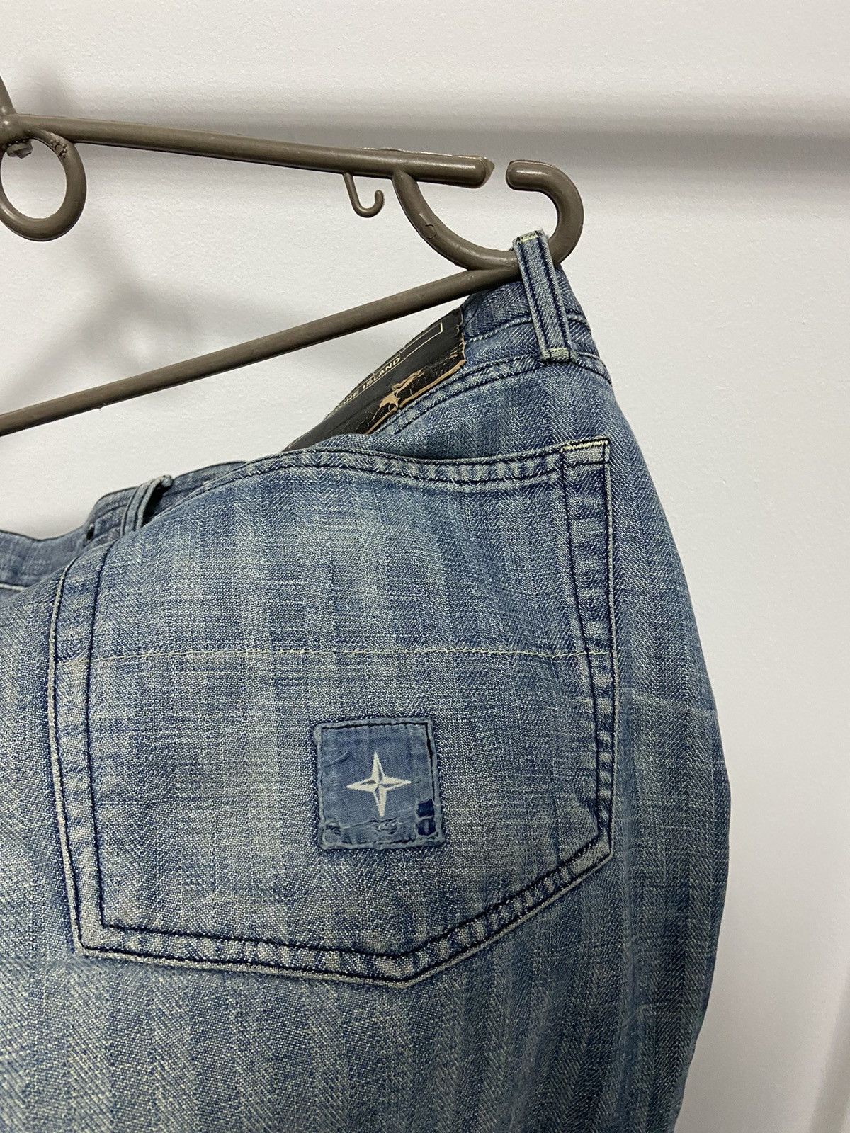 Massimo Osti × Stone Island × Vintage RARE Stone Island Denims Vintage jeans Pants stripes Size US 34 / EU 50 - 7 Thumbnail