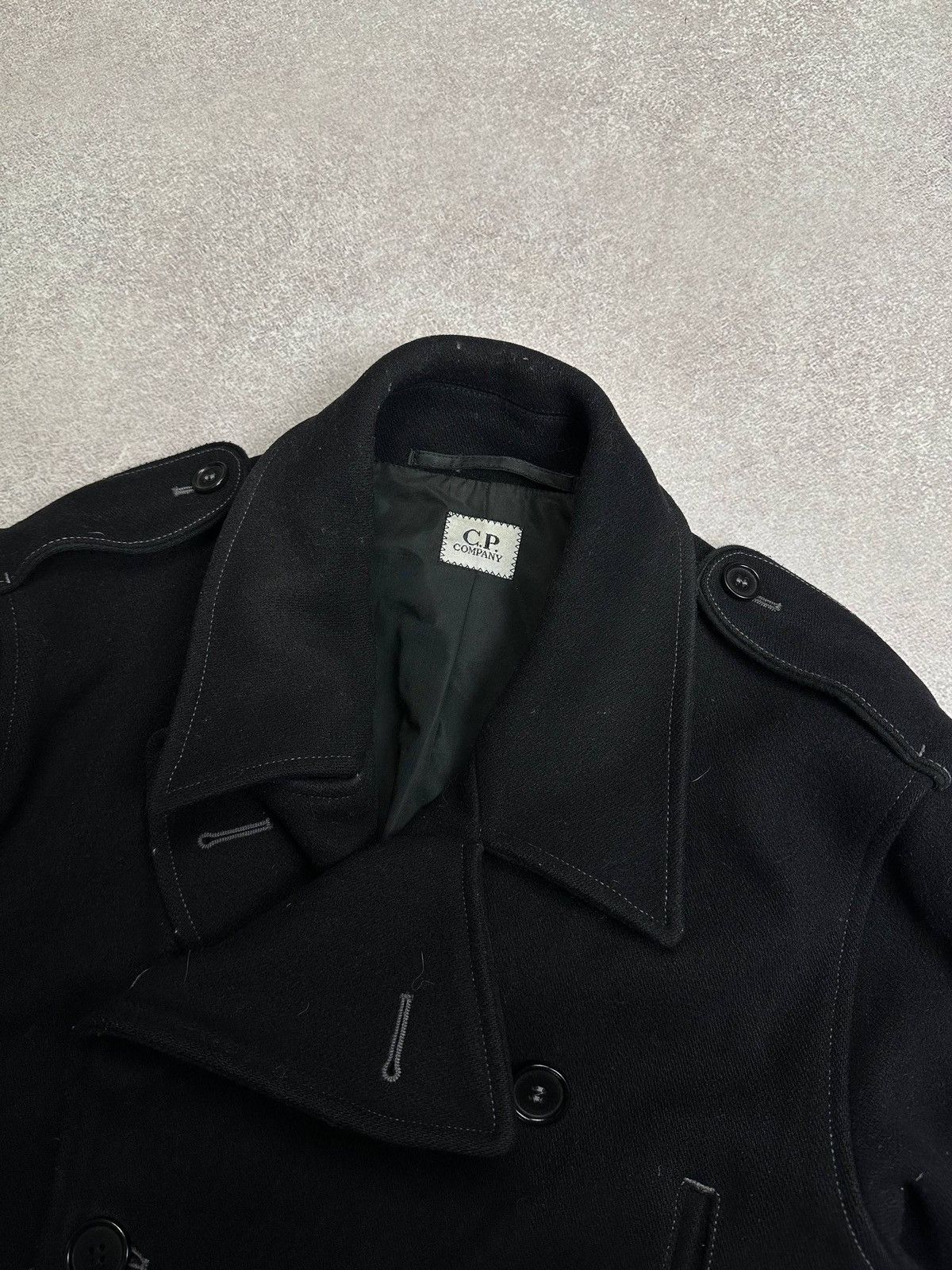 C.P. Company Vintage C.P Company Wool Trench Jacket Massimo Osti M Size US M / EU 48-50 / 2 - 5 Thumbnail