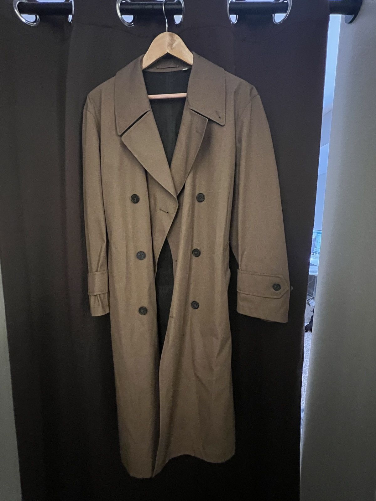 image of Lemaire x Uniqlo U Ss20 Trench Coat Blocktech in Brown, Men's (Size Small)