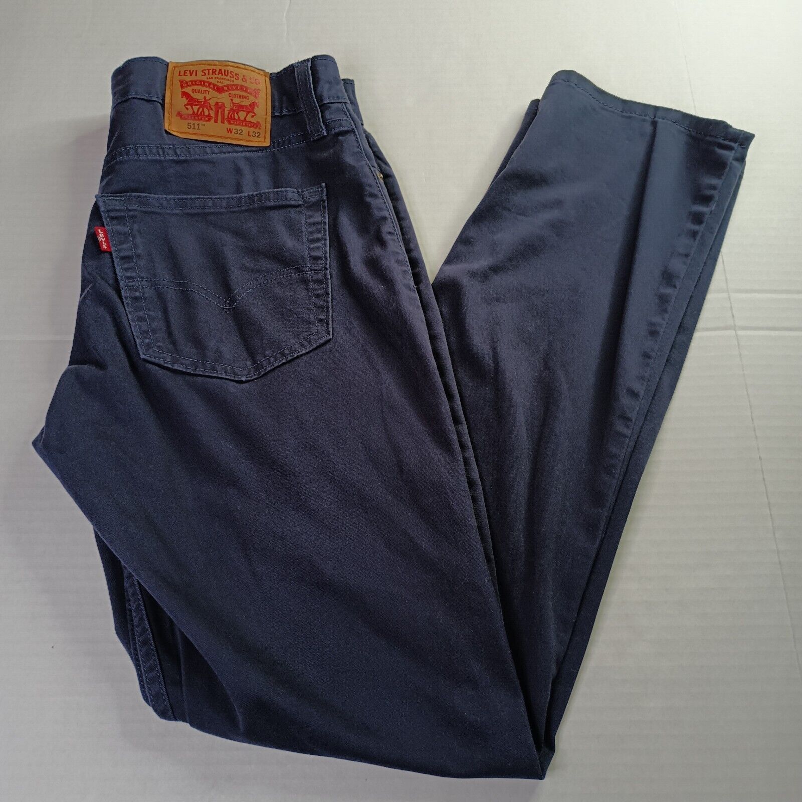 Levi's Levi's 511 Slim Fit Blue Chino Pants Men's Size 32x32 Size US 32 / EU 48 - 1 Thumbnail
