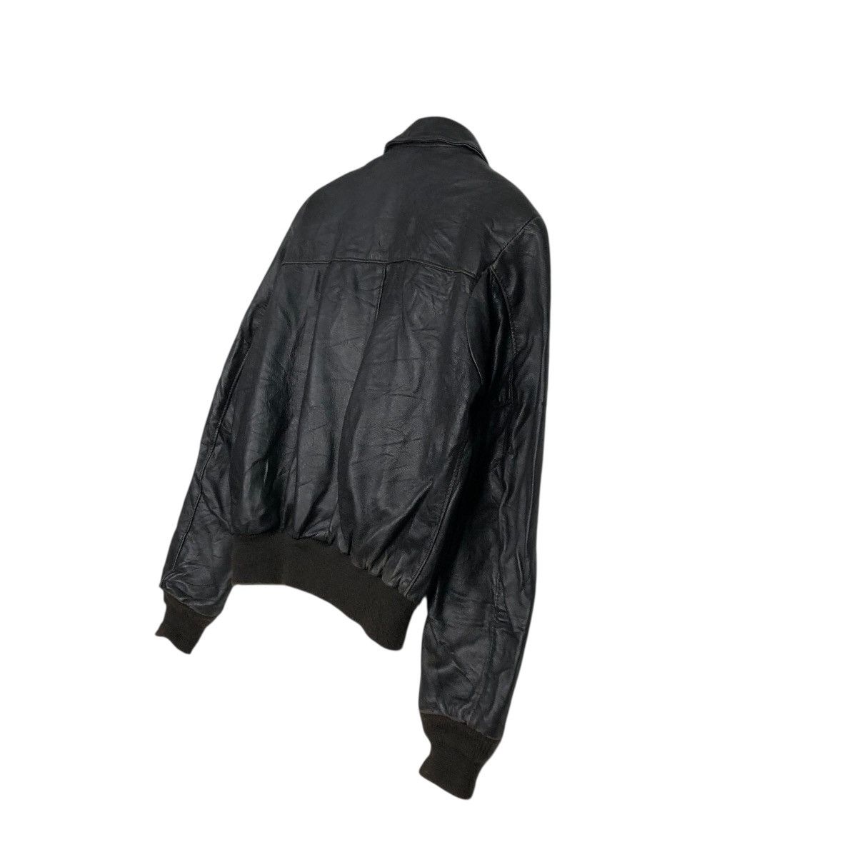 Schott 🔥VINTAGE BIKER LEATHER JACKET SCHOTT MADE IN USA BLANKET Size US M / EU 48-50 / 2 - 12 Thumbnail