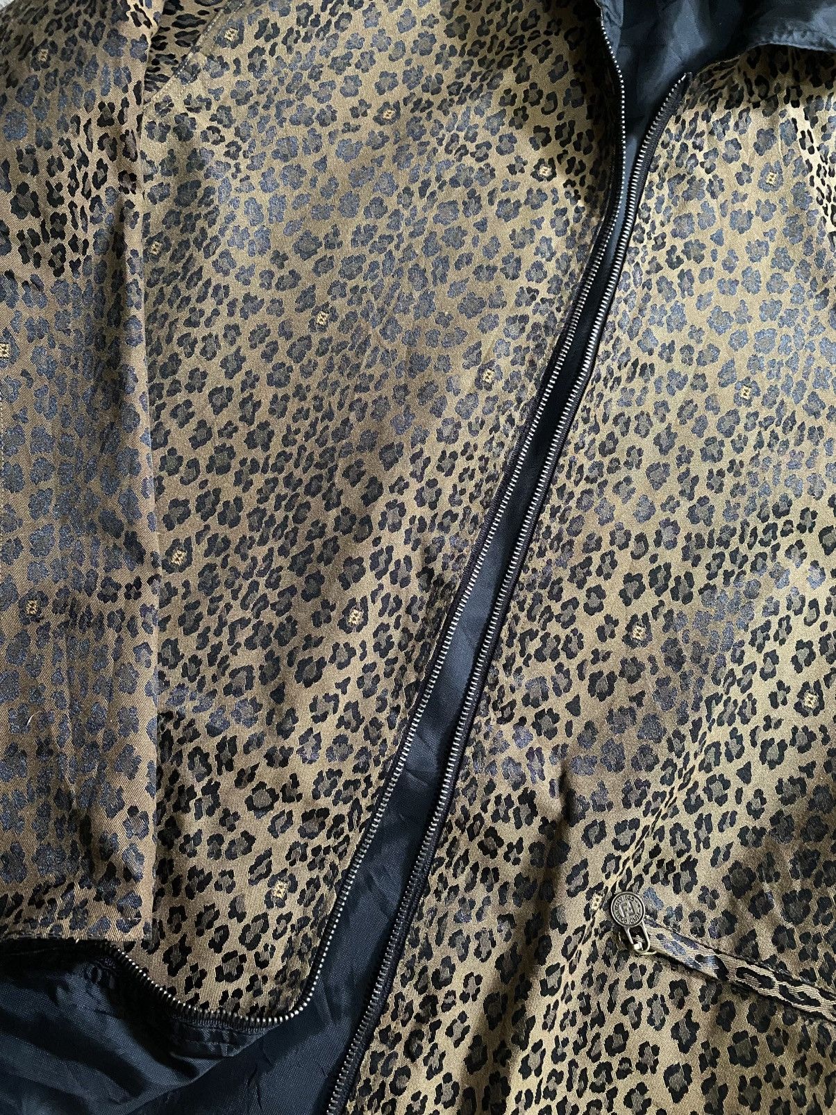 Fendi Vintage Fendi Reversible Leopard monogram black Jacket Size US L / EU 52-54 / 3 - 4 Thumbnail