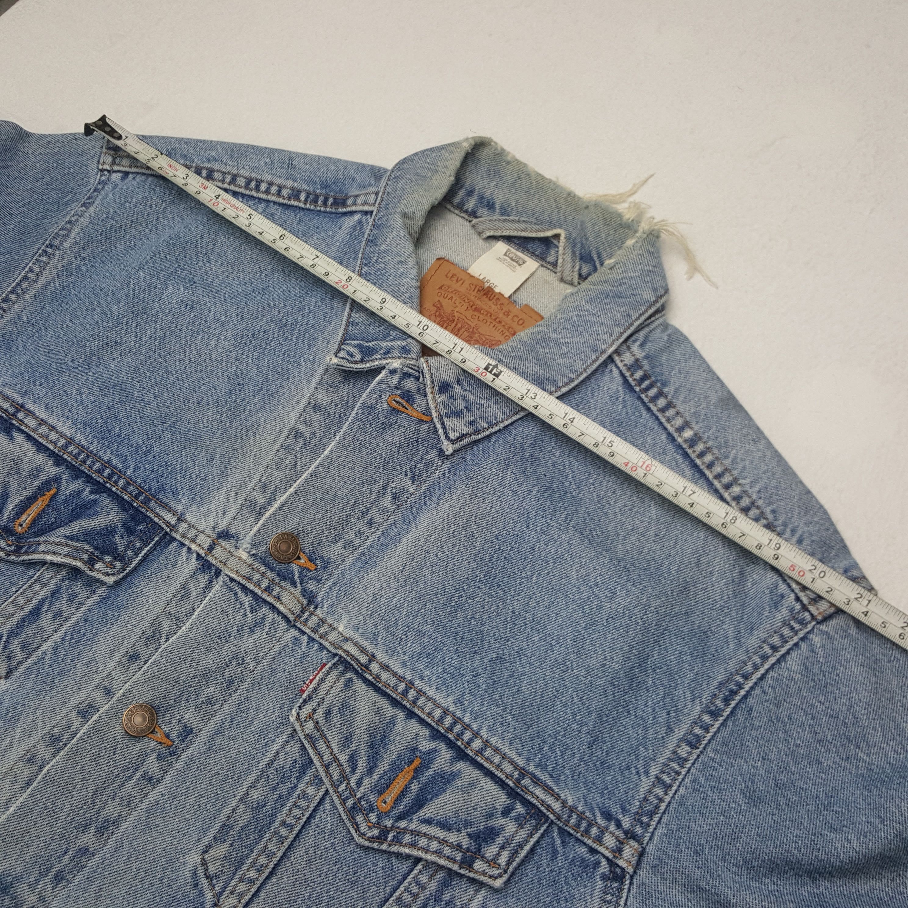Levi's × Vintage Vintage Levi's X Jamiroquai Rock Custom Denim Jacket C281N5 Size US L / EU 52-54 / 3 - 6 Thumbnail