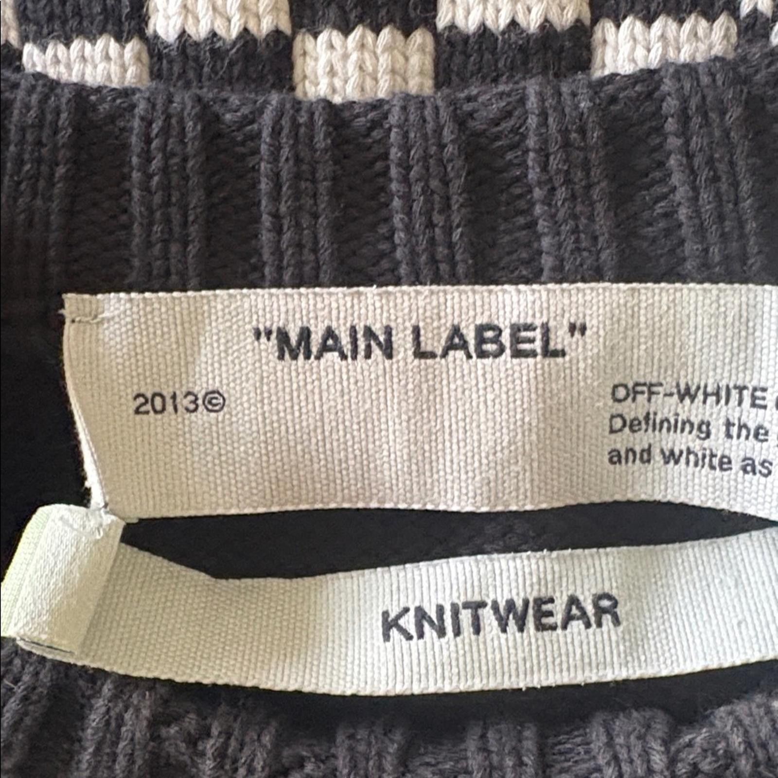 Off-White OFF-WHITE Archival FW19 Graffiti Arrow Sweater Virgil Abloh Size M / US 6-8 / IT 42-44 - 7 Thumbnail