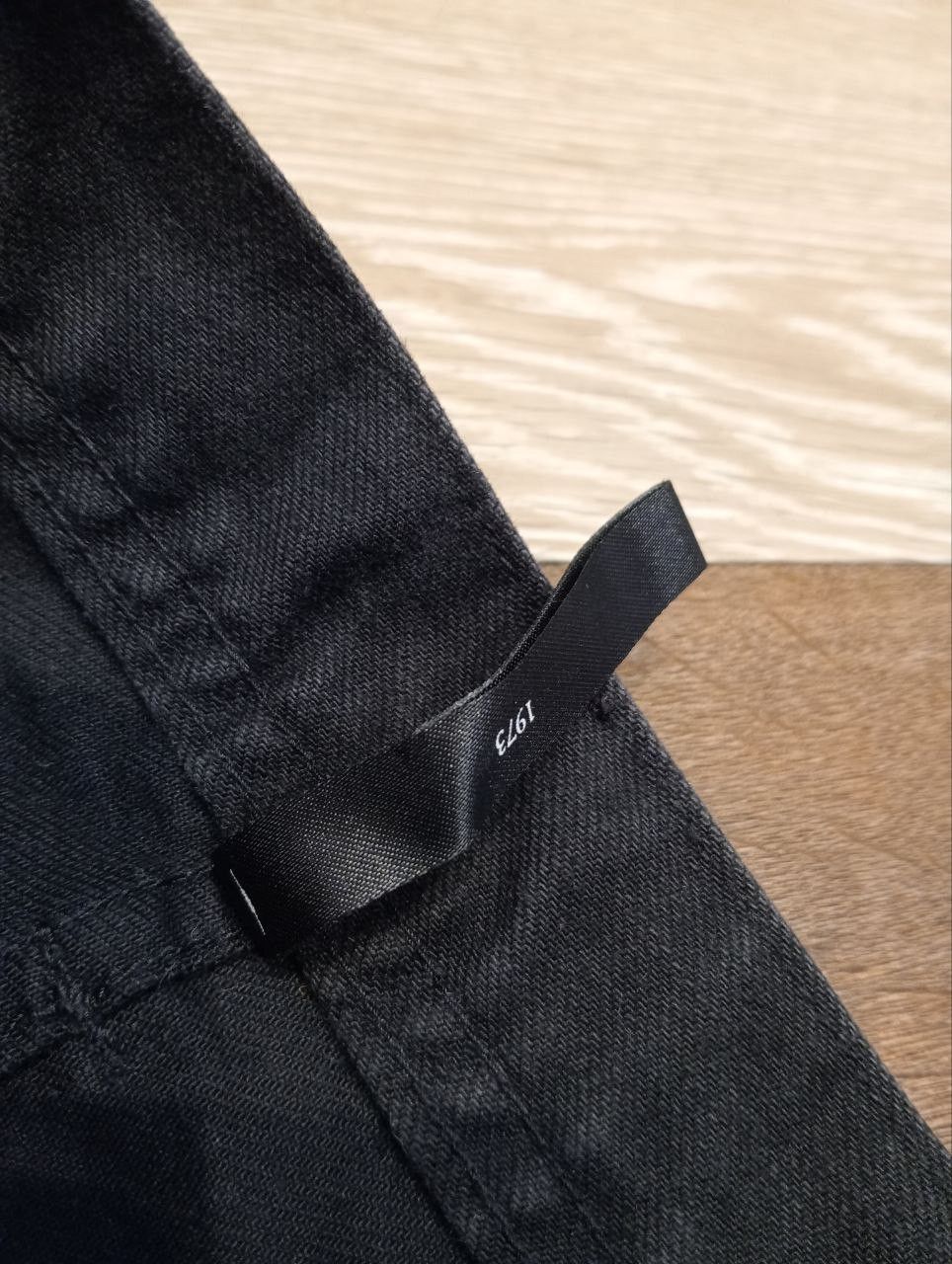 Japanese Brand THEE OLD CIRCUS 1973 BLACK WRINKLE FLARED PANTS Size US 29 - 6 Thumbnail