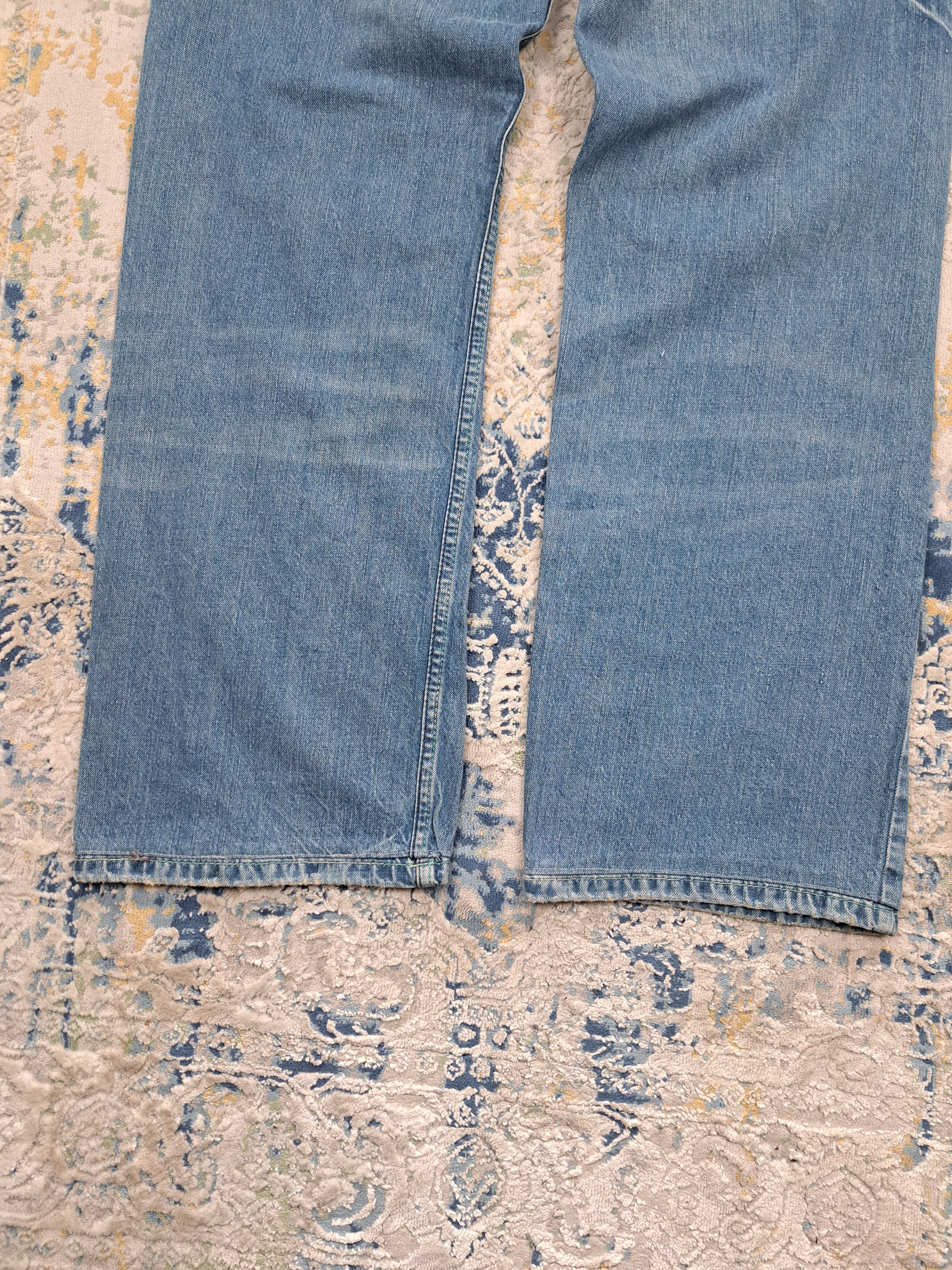 Tommy Hilfiger y2k Tommy Hilfiger Wide Leg Low Rise Japanese Style Denim Size US 31 - 4 Thumbnail