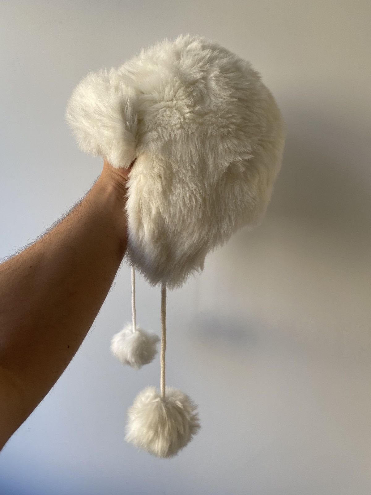 H&M 🇺🇸 Vintage H&M Fur Mohair Soviet Hat Y2K Hype Rare Retro Size ONE SIZE - 3 Thumbnail