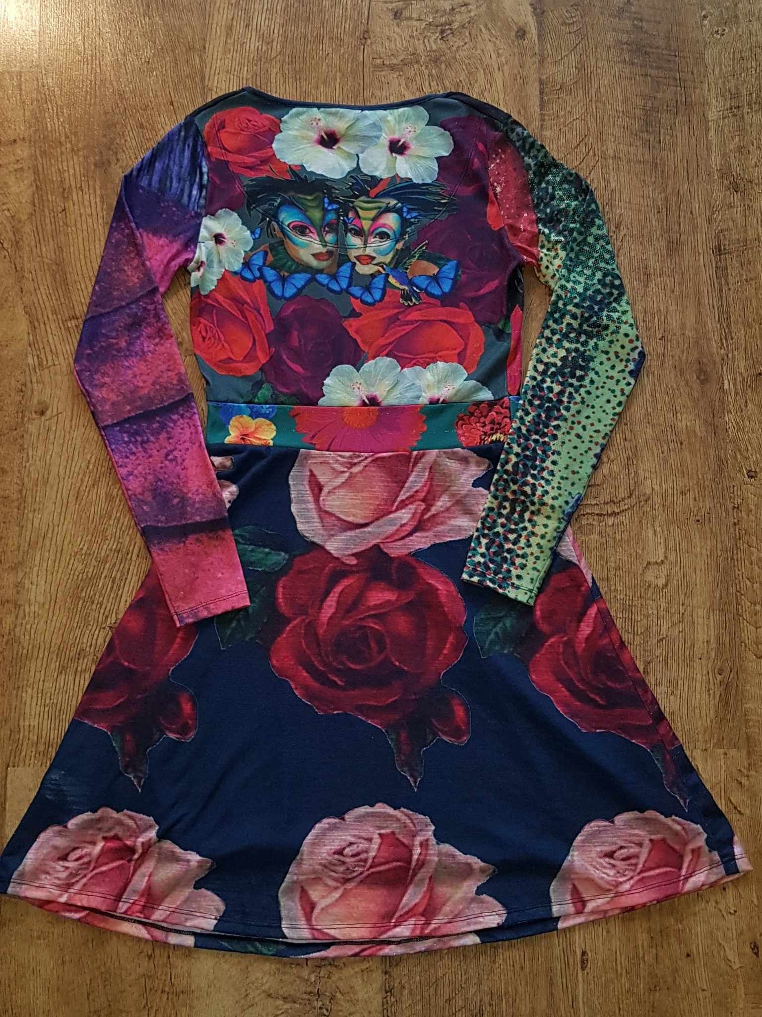Desigual Avant-Garde Jean Paul Gaultieresque Style Dress Size M / US 6-8 / IT 42-44 - 4 Thumbnail