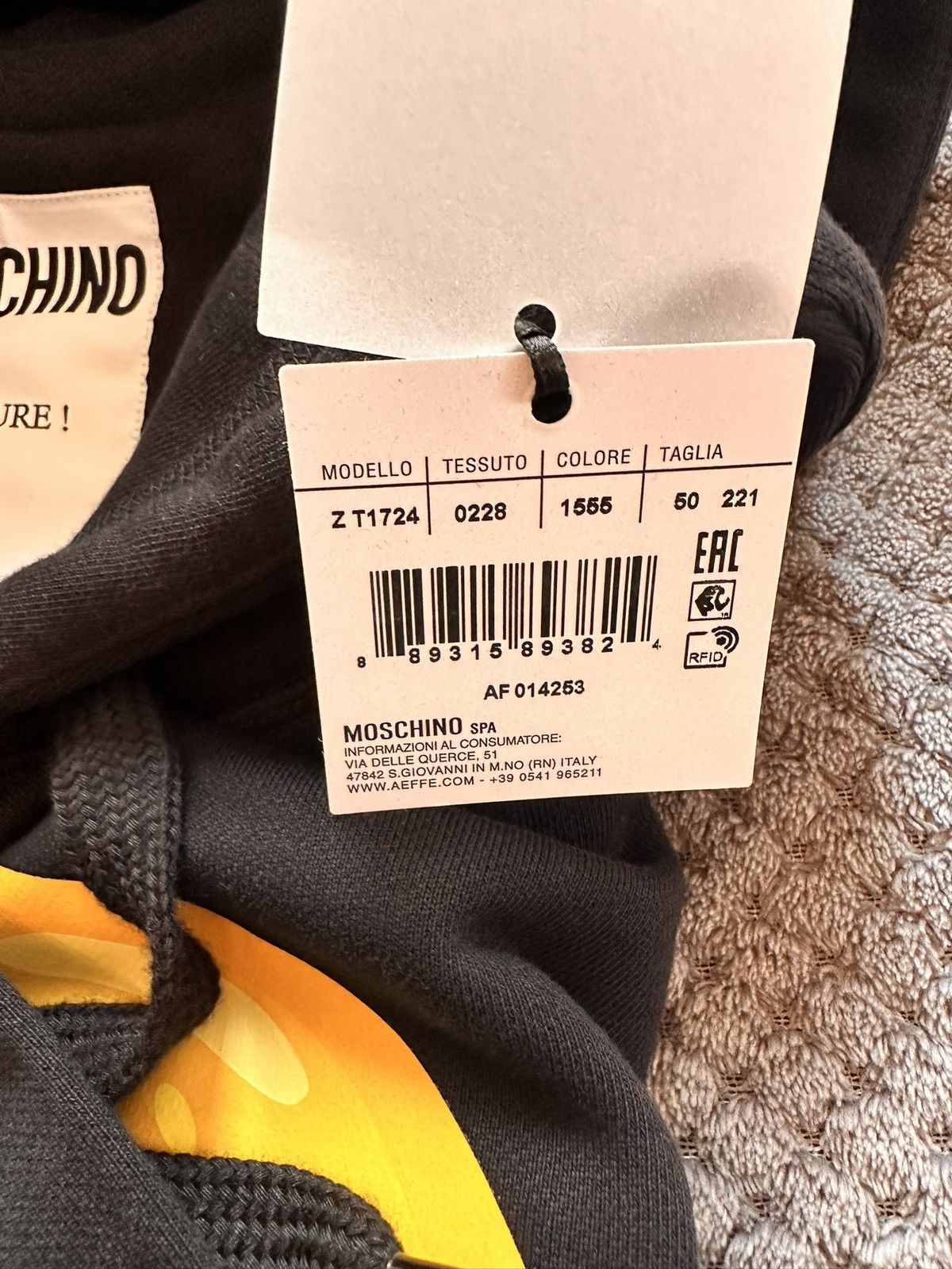 Moschino Moschino hoodie burger Size US XL / EU 56 / 4 - 7 Thumbnail