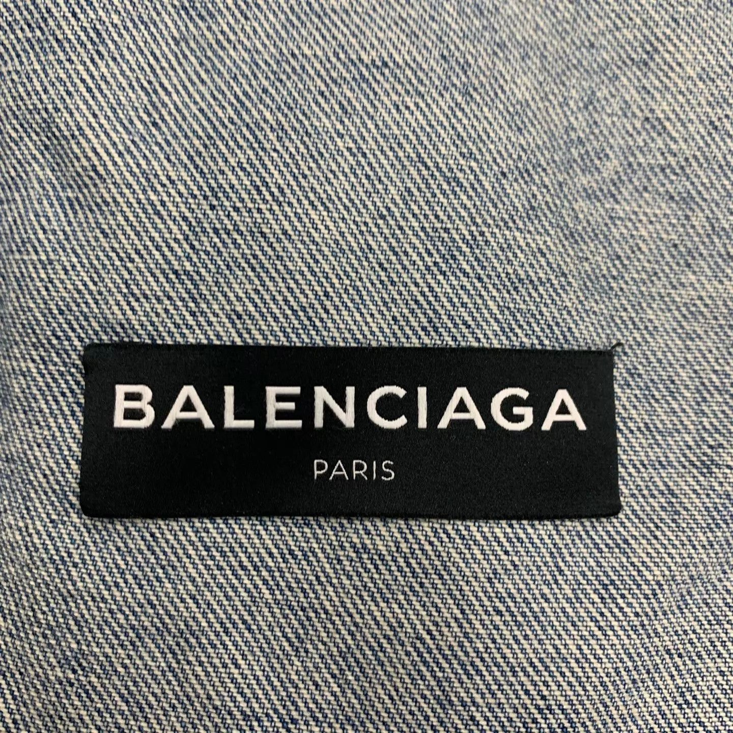 Balenciaga Balenciaga Blue Coke Washed Distressed Denim Jacket 46 95New Size US S / EU 44-46 / 1 - 4 Thumbnail