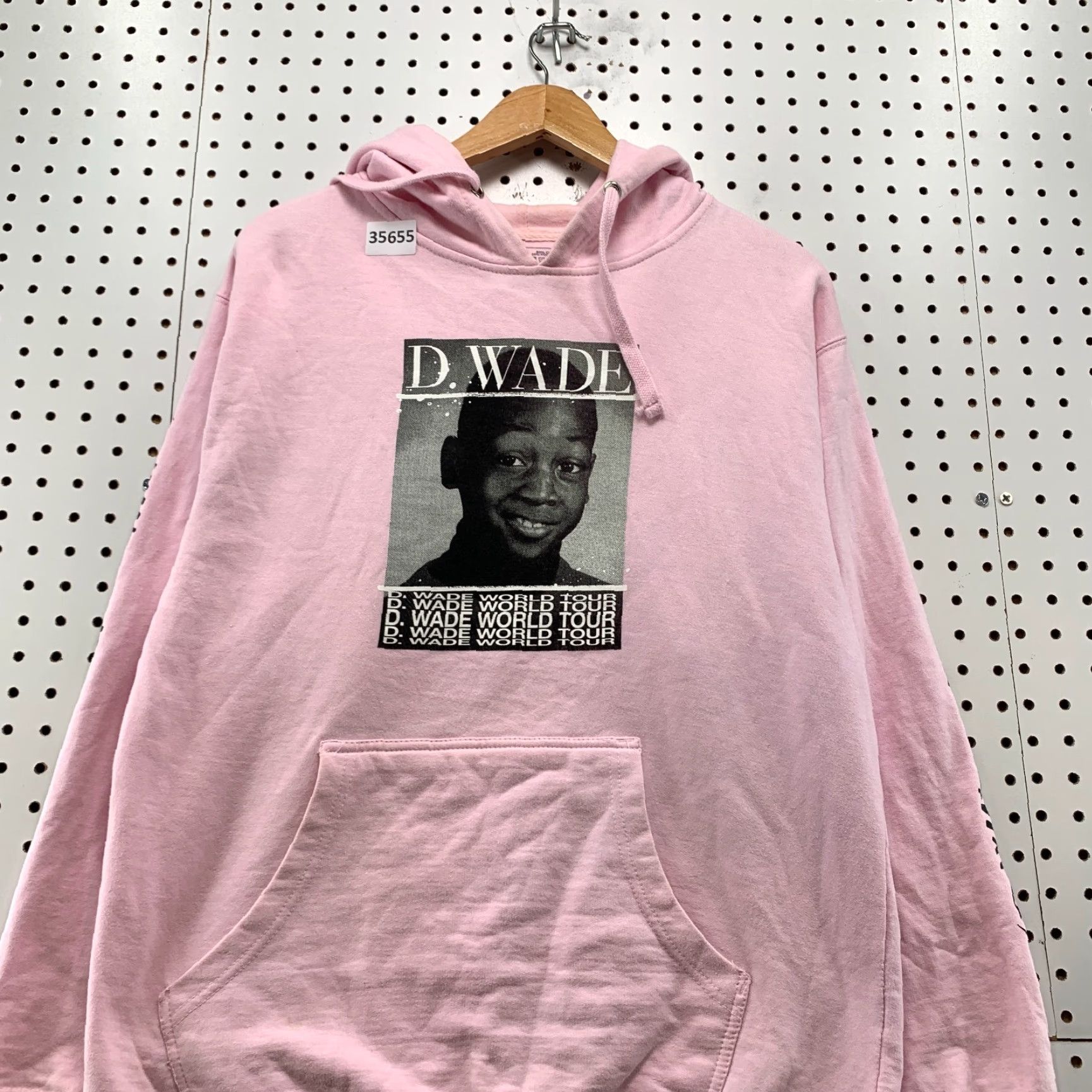Pinko D Wade Word Tour Hoodie Adult Medium Pink Hooded Pullocer 21X27 Size US M / EU 48-50 / 2 - 6 Thumbnail