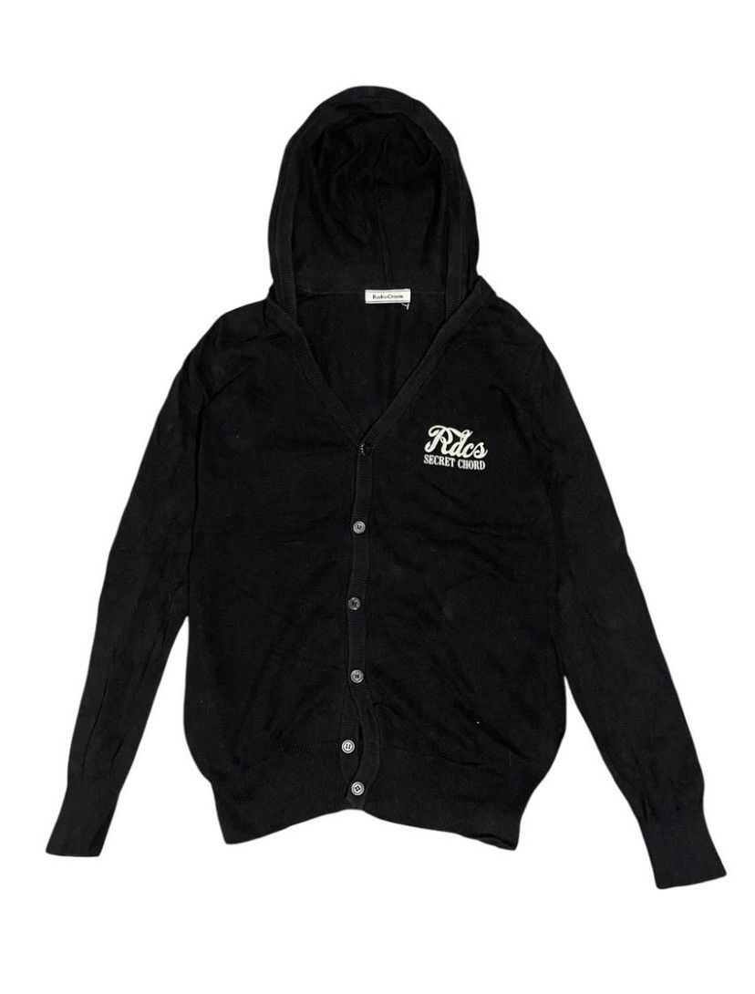 Tete Homme Y2K Rodeo Crowns Maria Poem Cardigan Knitted Hoodie Size US M / EU 48-50 / 2 - 2 Thumbnail