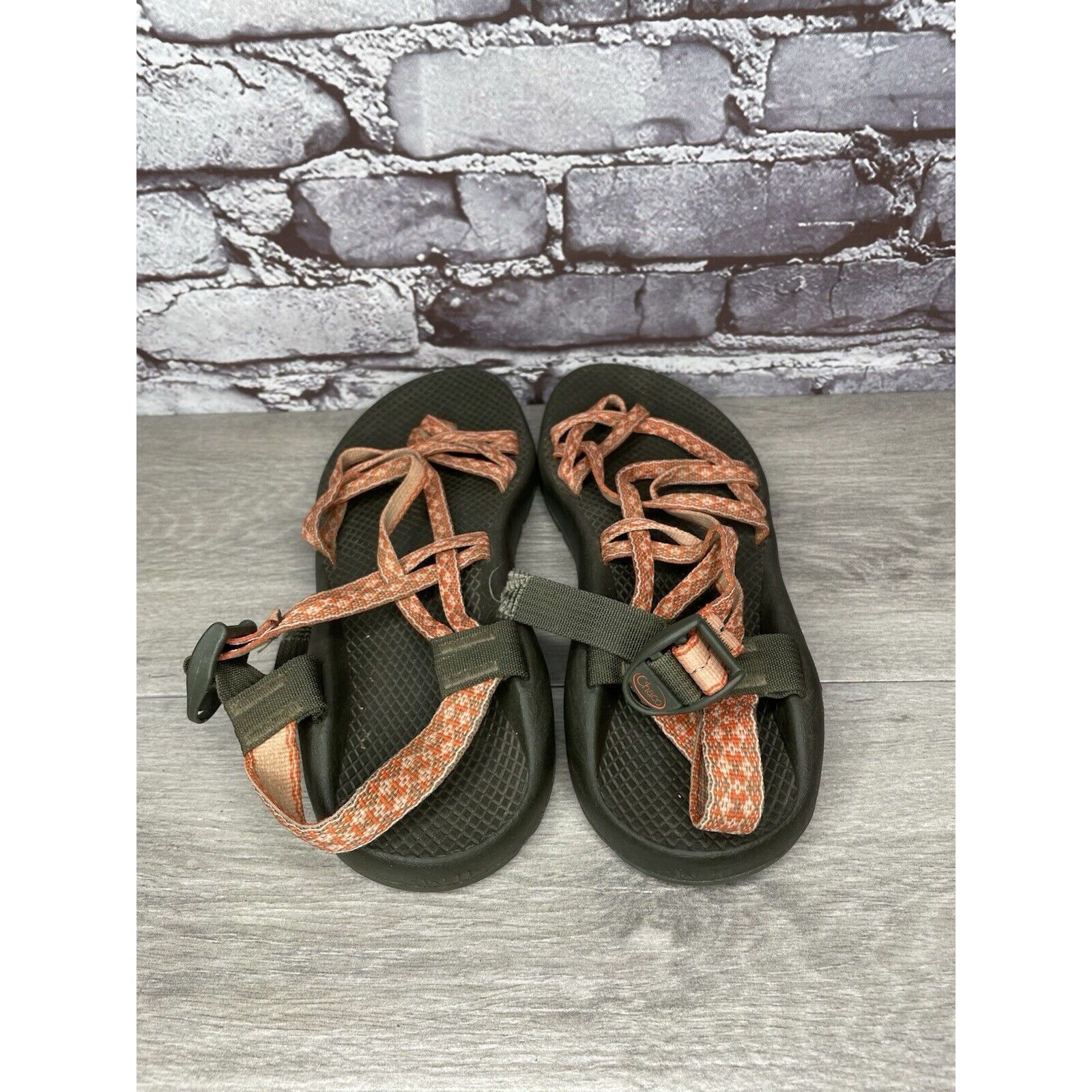 Chaco Chaco Orange Nylon Textile Hiking Toe Ankle Strap Sandals Wo Size US 11 / IT 41 - 5 Thumbnail