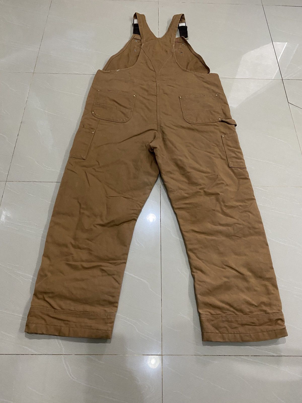 Carhartt Vintage Carhartt Overalls Double Knee Brown Big Size Size US 44 / EU 60 - 9 Thumbnail