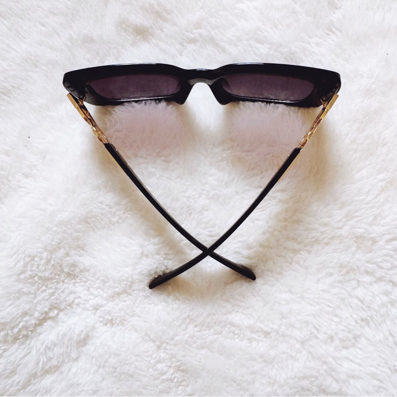 Other Camille Black Oversized Square Sunglasses Size ONE SIZE - 11 Thumbnail