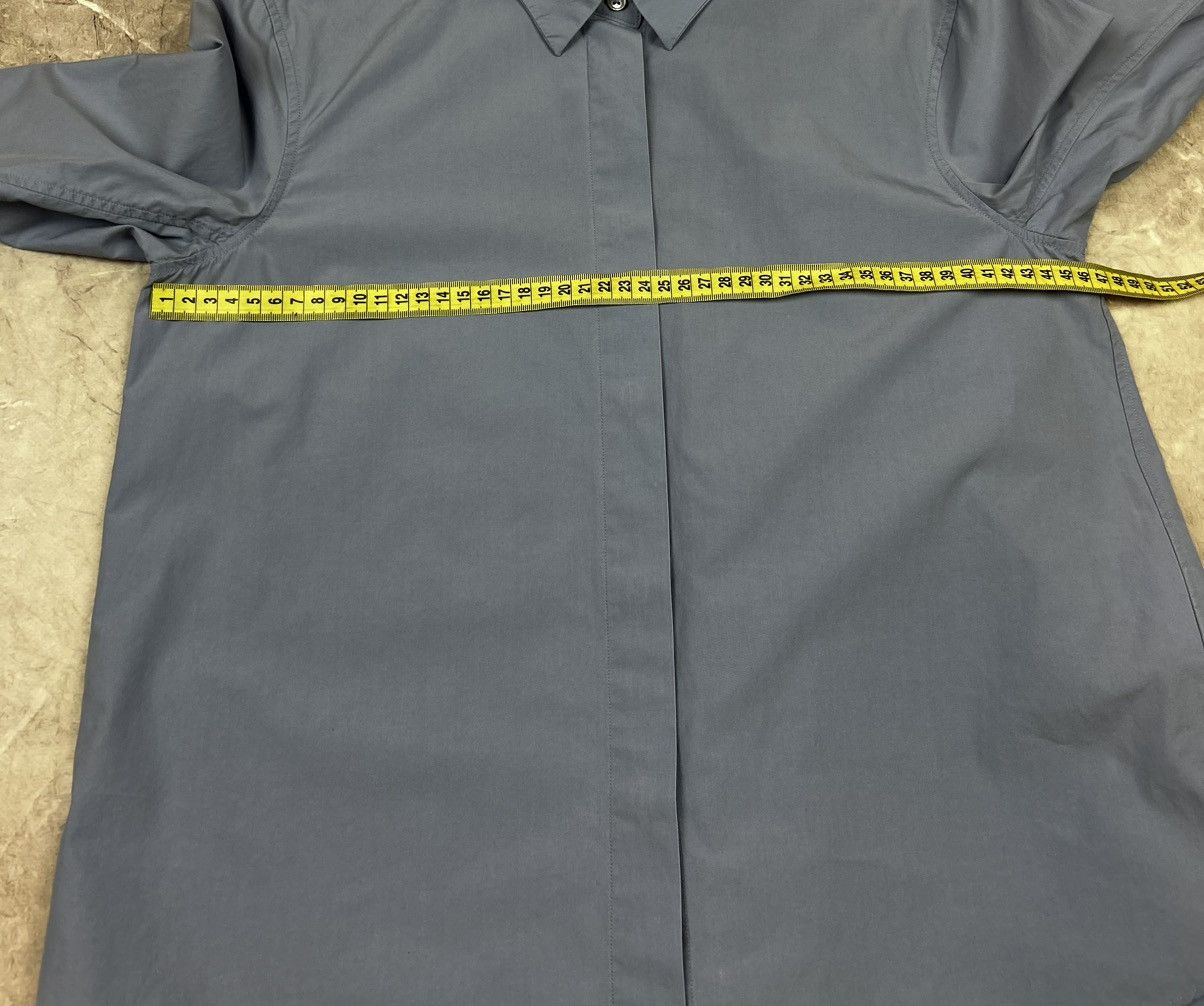 Jil Sander JIL SANDER Blue SHIRT BUTTON UP Size XS / US 0-2 / IT 36-38 - 9 Thumbnail