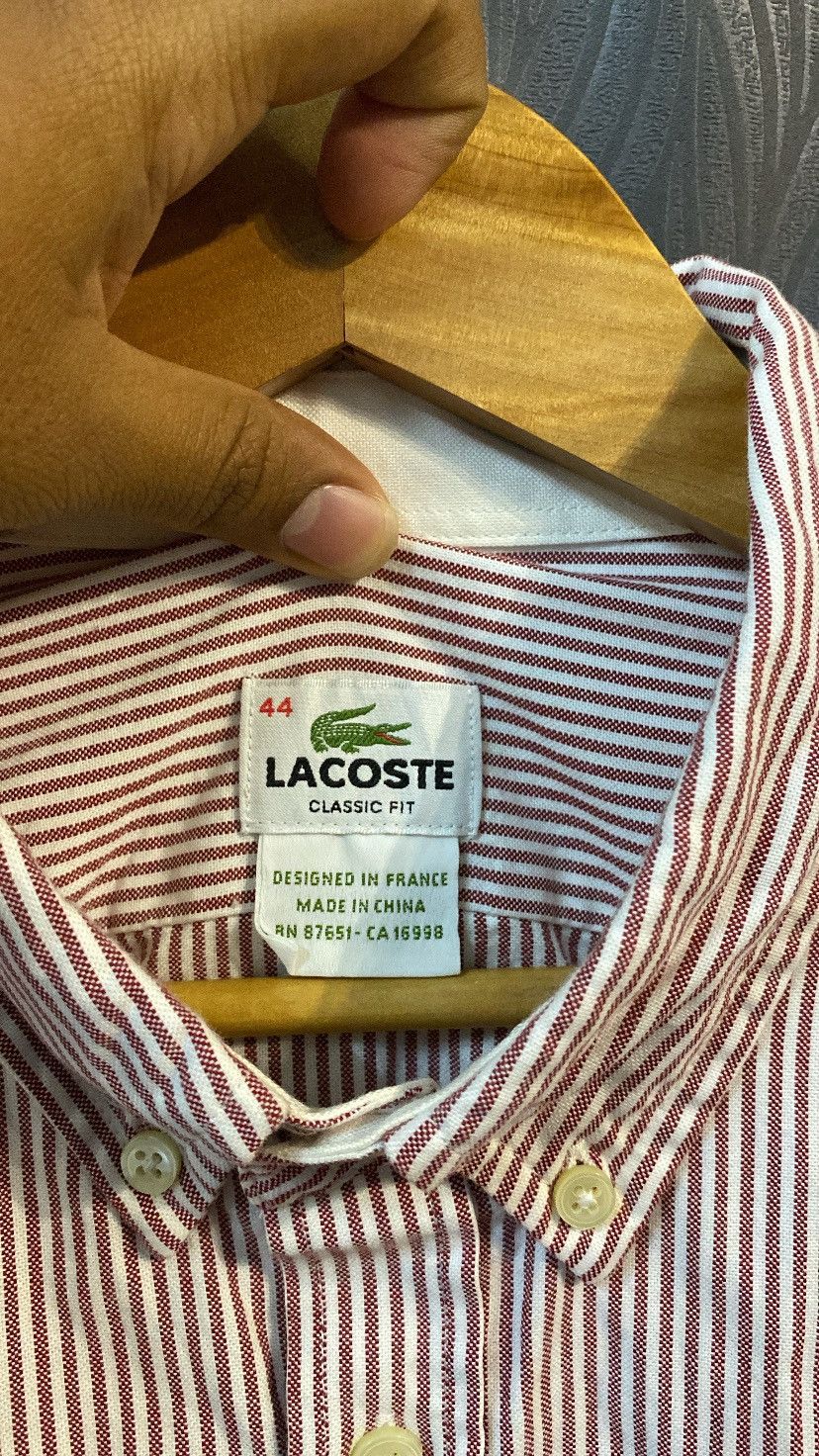 Lacoste × Vintage Lacoste Shirt Button Up embroidery Size US L / EU 52-54 / 3 - 3 Thumbnail