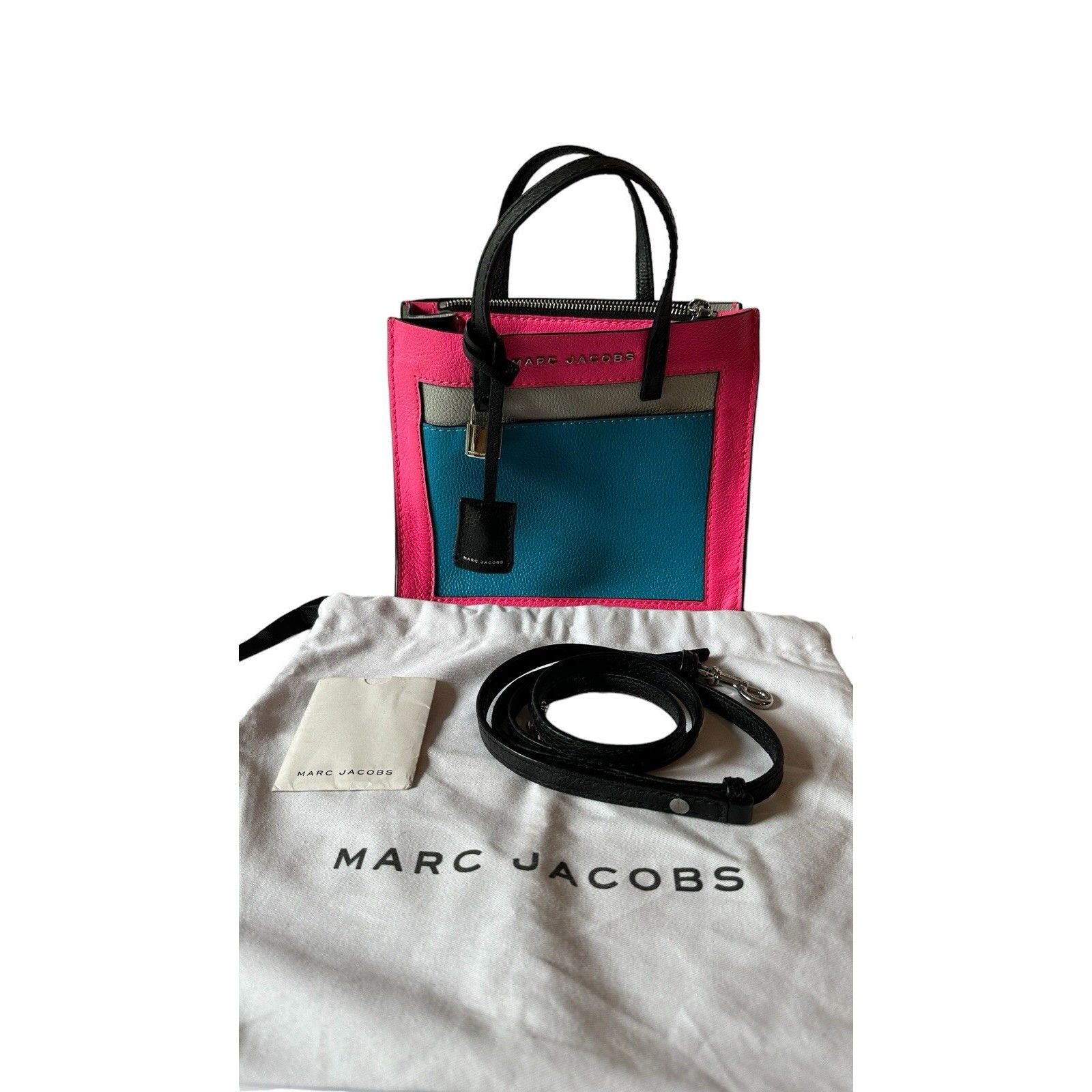 Marc Jacobs MARC JACOB COLORBLOCK MINI GRIND TOTE Size ONE SIZE - 8 Thumbnail