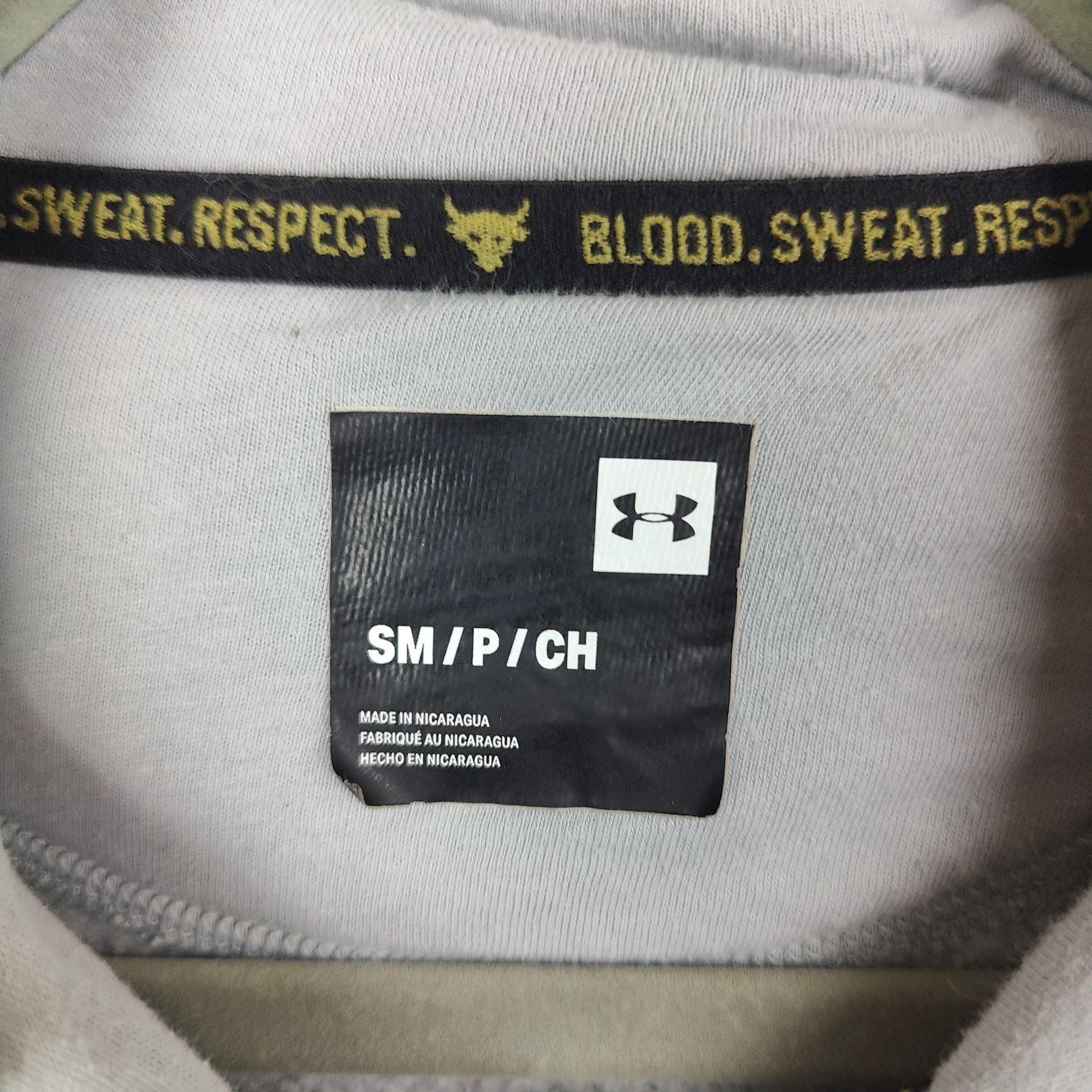 Under Armour Under Armour Project Rock Hoodie Sweatshirt Men Small Gray Size US S / EU 44-46 / 1 - 6 Thumbnail