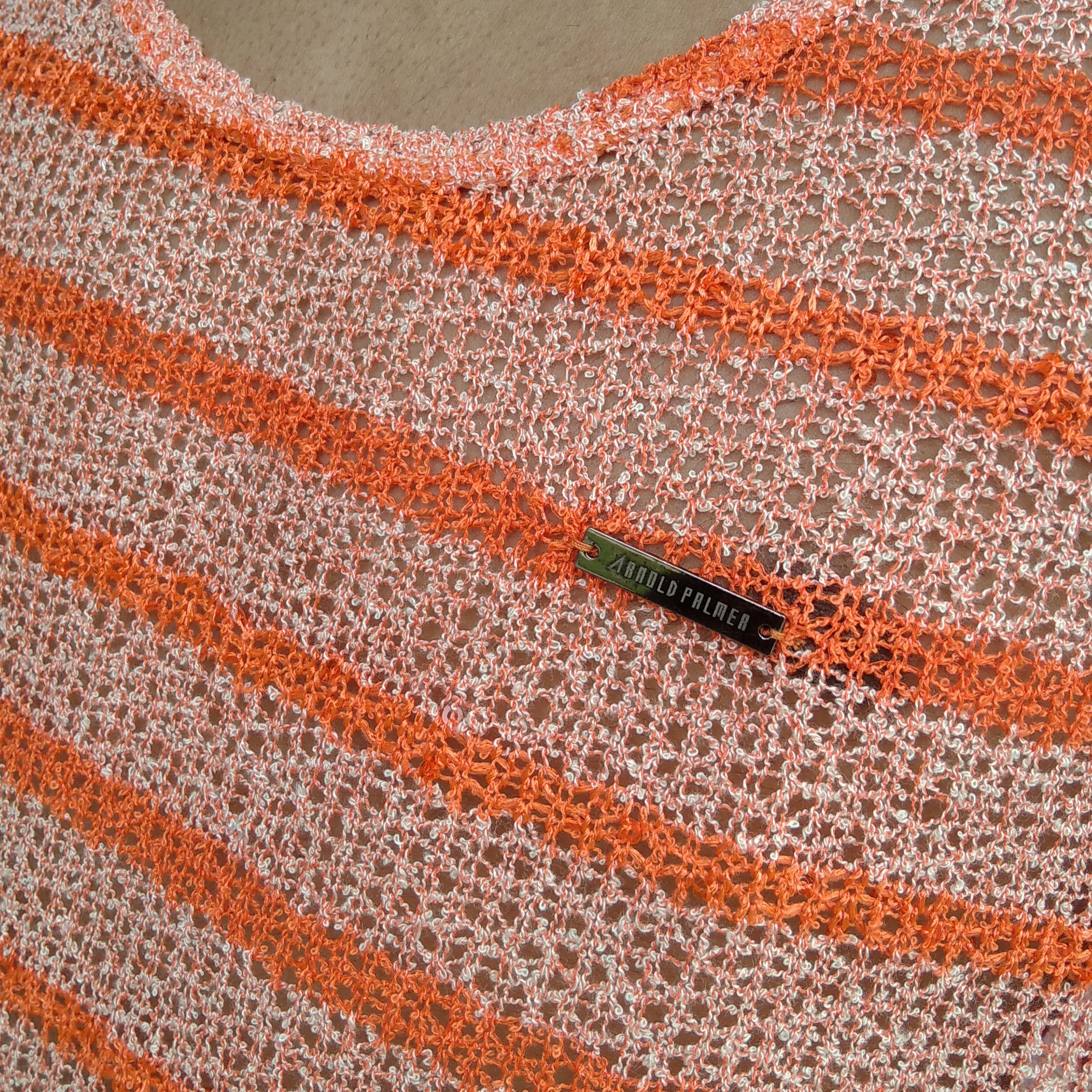 Hysteric Glamour Vintage Y2K ARNOLD PALMER Stripe Mesh Rope Tanktop Size US M / EU 48-50 / 2 - 5 Thumbnail