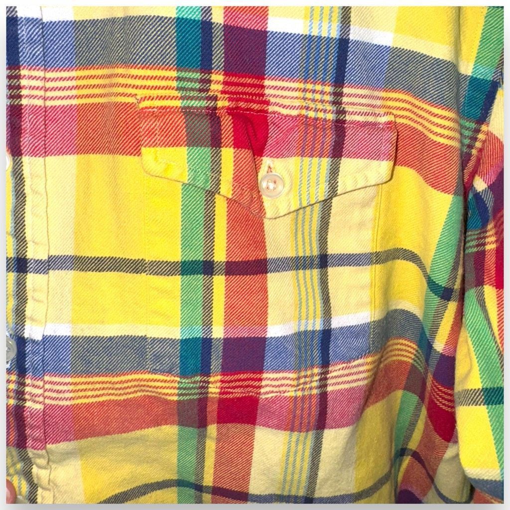 Polo Ralph Lauren Yellow Polo Ralph Lauren Flannel Button Down Shirt Size XL Size US XL / EU 56 / 4 - 3 Thumbnail
