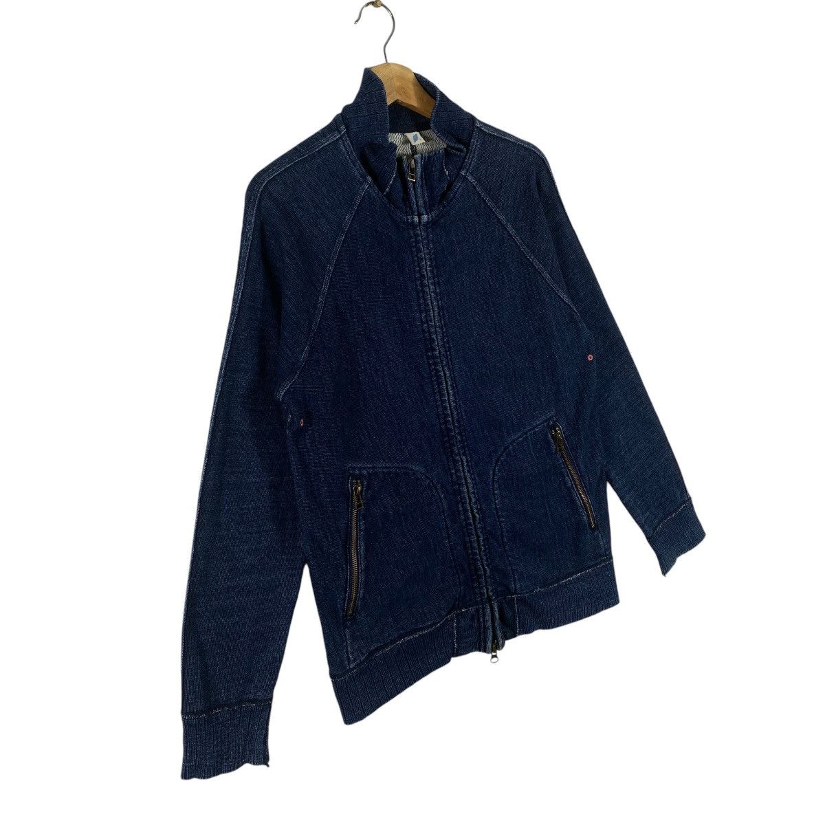 Blue Blue Japan × Japanese Brand × Pure Blue Japan Pure Blue Japan Indigo Dyed Tred Jacket Size 2 (M) Size US M / EU 48-50 / 2 - 2 Thumbnail