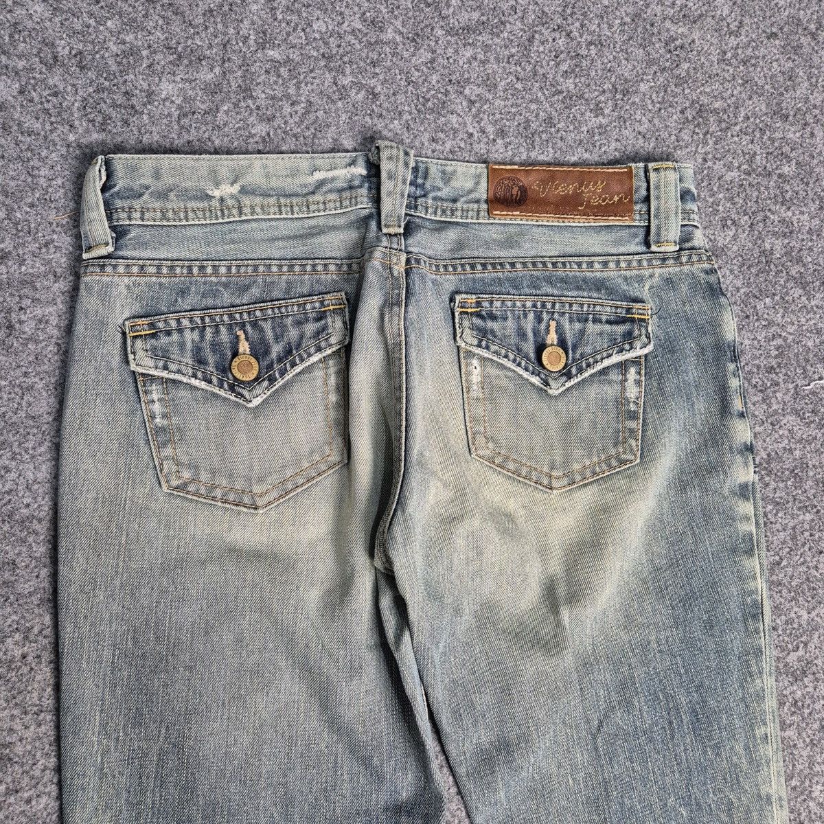 Tornado Mart Venus Y2K Flare Jeans Size 32" / US 10 / IT 46 - 6 Thumbnail