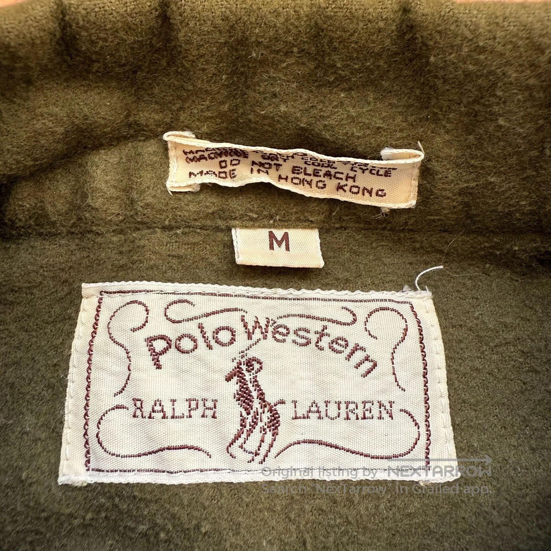 RLX Ralph Lauren Vintage Western Bib Shirt. Size US M / EU 48-50 / 2 - 8 Thumbnail