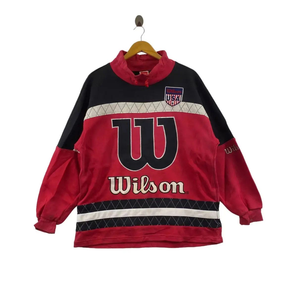 Wilson Vintage WILSON ATHLETIC x JASPO Team USA Sweatshirt Baggy Size US M / EU 48-50 / 2 - 1 Thumbnail