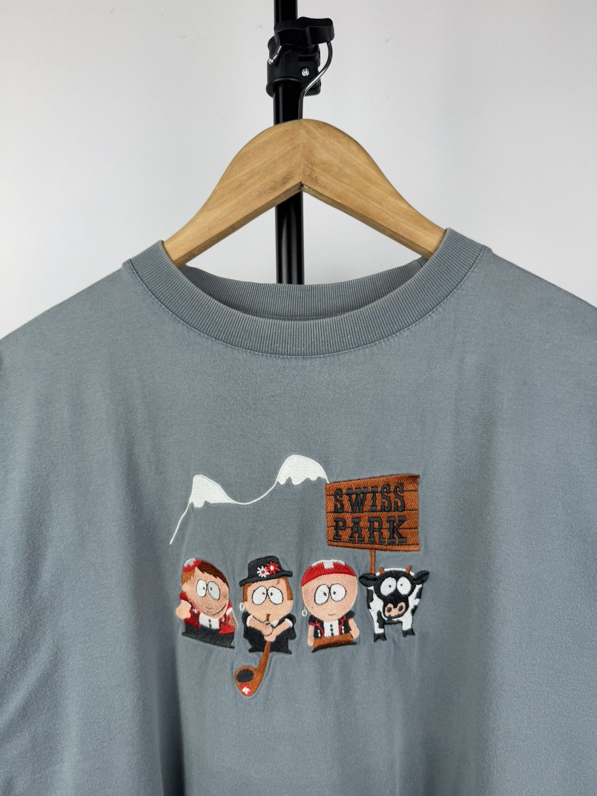 Cartoon Network × Vintage Vintage 90s Swiss South Park Big Logo y2k TShirt Size US M / EU 48-50 / 2 - 2 Thumbnail