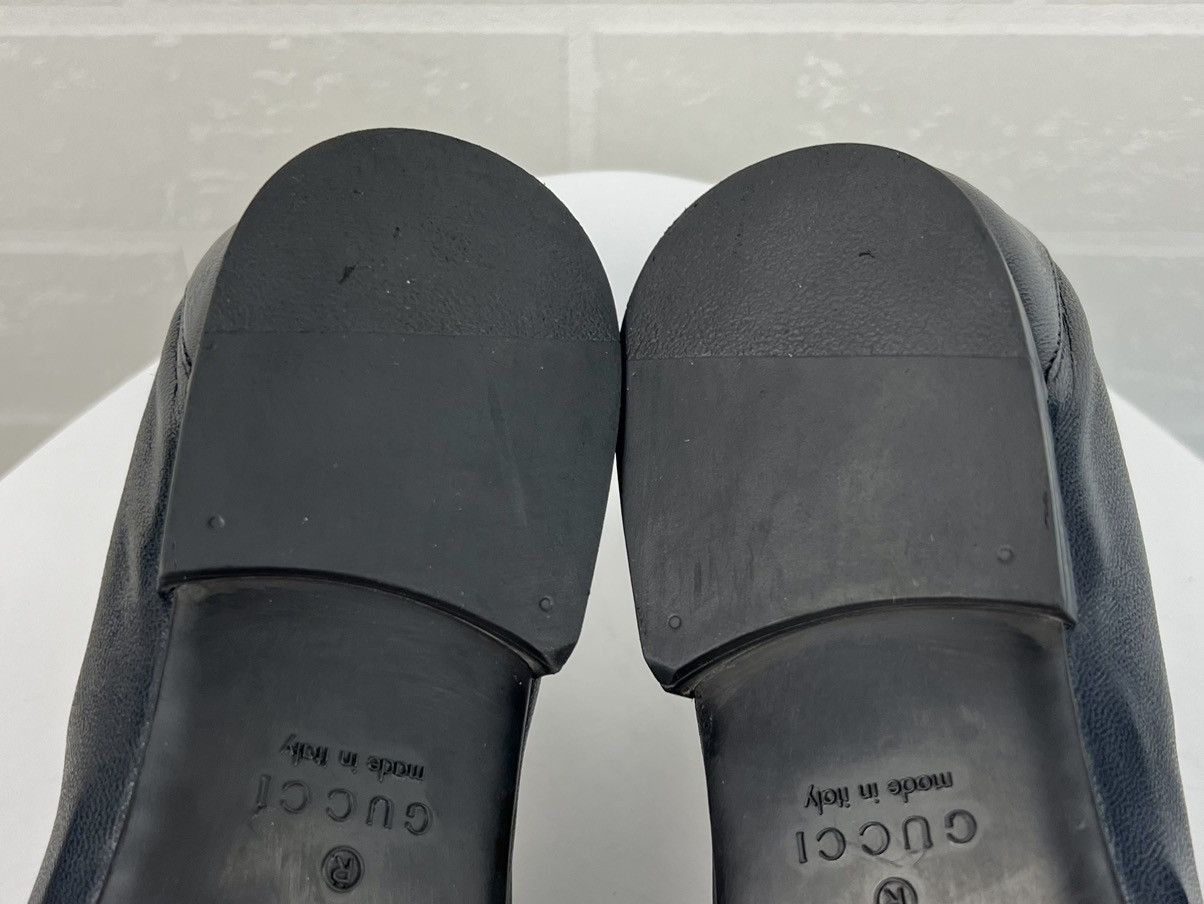 Gucci GUCCI Loafers Nappa Leather Soft Shoes GG Embossed Logo Mens Size US 7.5 / EU 40-41 - 13 Thumbnail