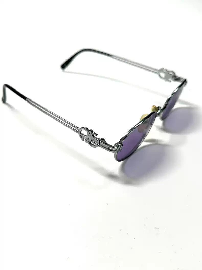 Jean Paul Gaultier Jean Paul Gaultier Metallic purple glasses-2507 Size ONE SIZE - 3 Thumbnail