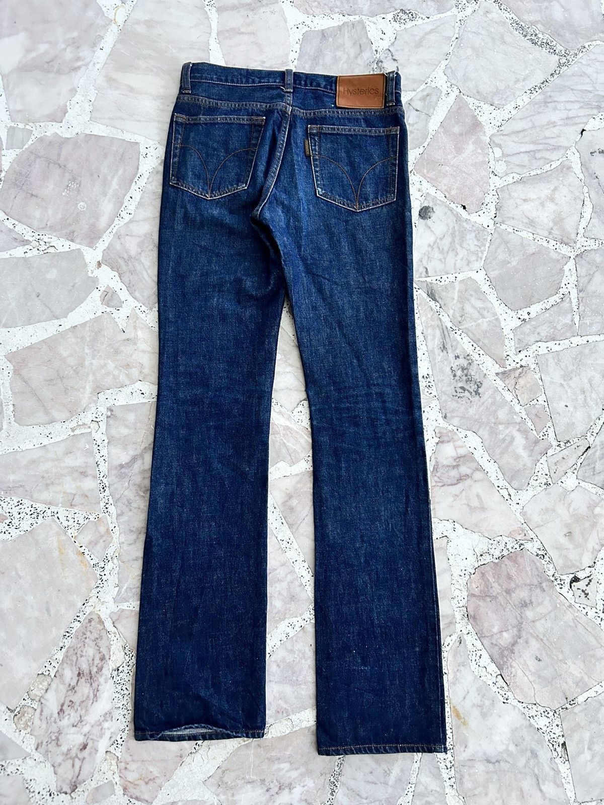 Hysteric Glamour Japan Navy Blue Denim Wide Flared Size US 30 / EU 46 - 2 Thumbnail