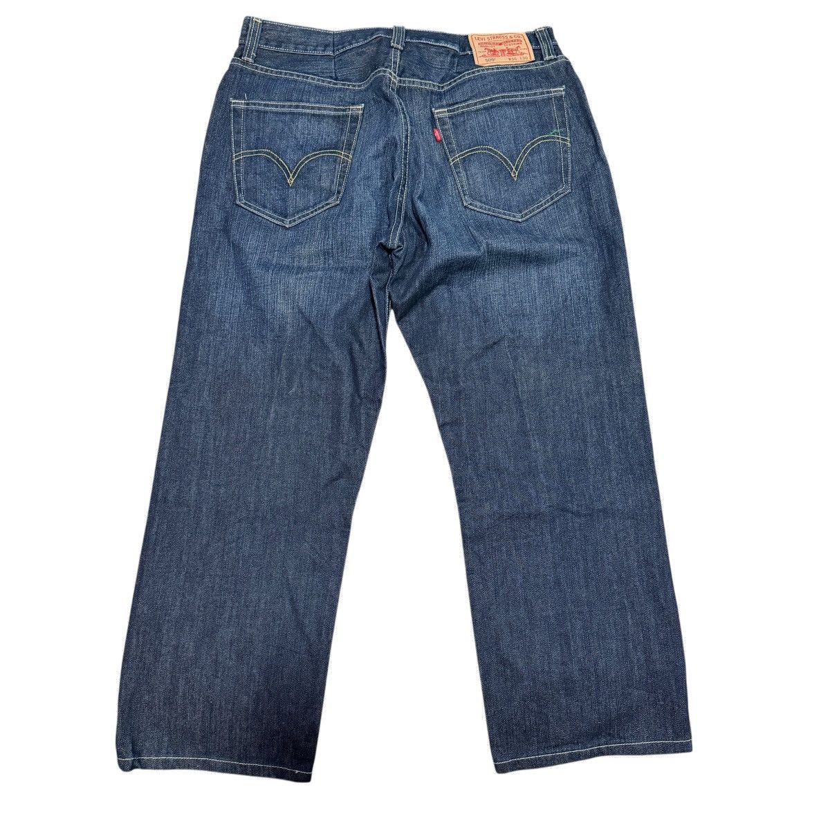 Levi's Levi’s 505 Regular Fit Jeans Dark Wash Y2K 34x27 Size US 34 / EU 50 - 2 Thumbnail