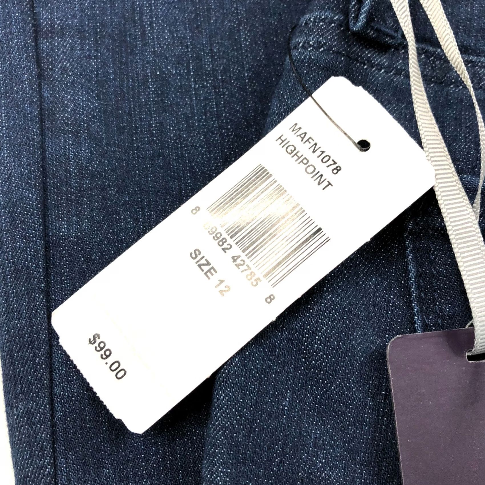 NYDJ NYDJ Barbara Bootcut Jeans Blue 12 33W 32L Mid Rise Denim Women Regular 5-Pocket Stretch Belt Loops Machine Washable Size 34" / US 12 / IT 48 - 2 Thumbnail