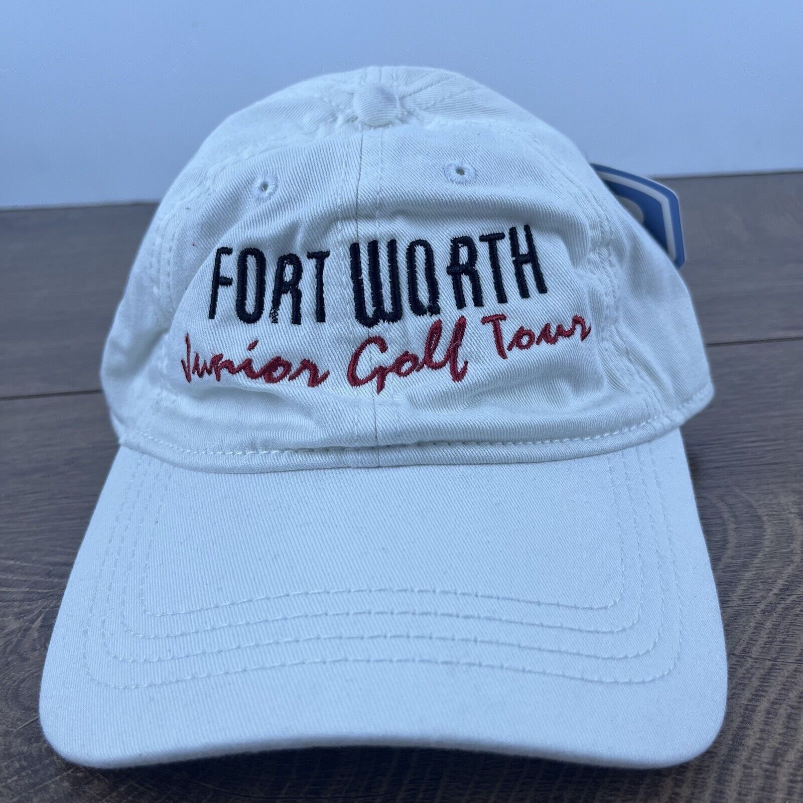 Other Fort Worth Hat Junior Golf Tour Hat White Cap Hat Adjustable Size ONE SIZE - 1 Thumbnail