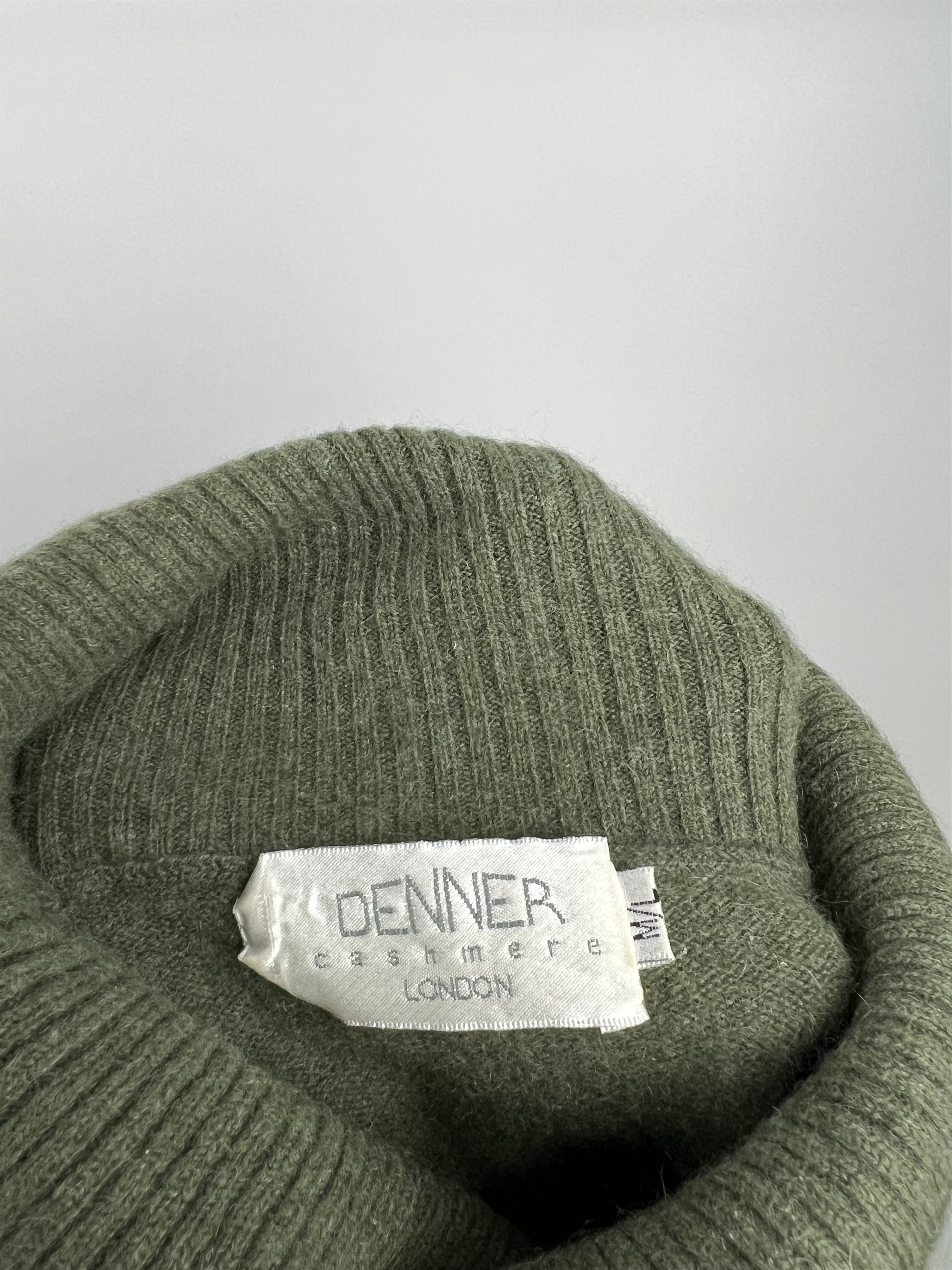Designer Denner London 100% Cashmere Turtleneck Sweater Size M/L Size M / US 6-8 / IT 42-44 - 12 Thumbnail