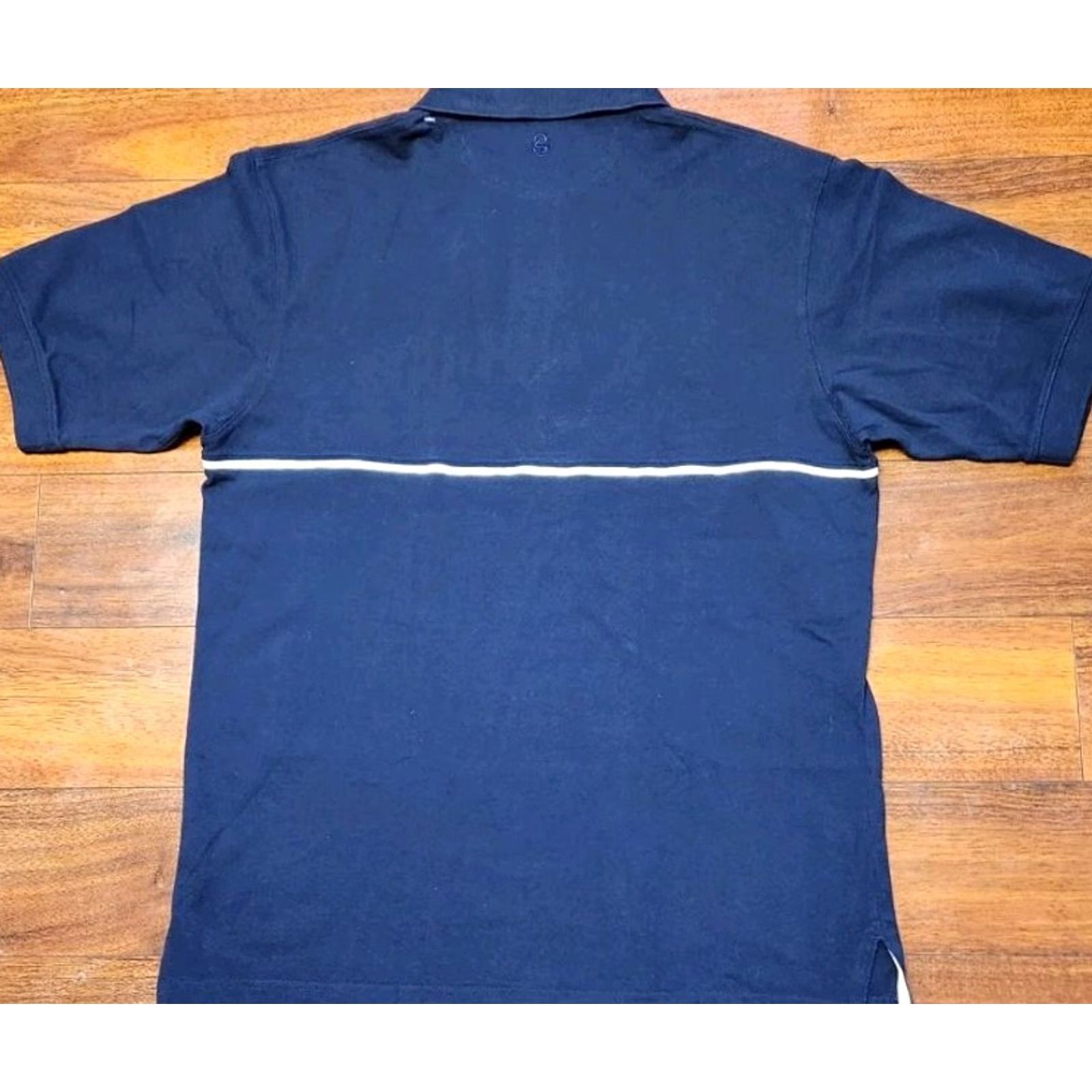Vintage GEAR FOR SPORTS PEDIGREE Polo Shirt Mens L Blue Short Sleeve Embroidered New NWT Size US L / EU 52-54 / 3 - 6 Thumbnail