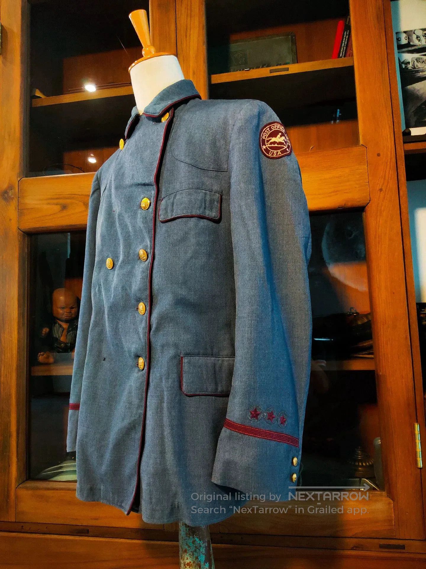 Vintage Vintage 50s-60s USPS Postman Coat. Size US M / EU 48-50 / 2 - 3 Thumbnail