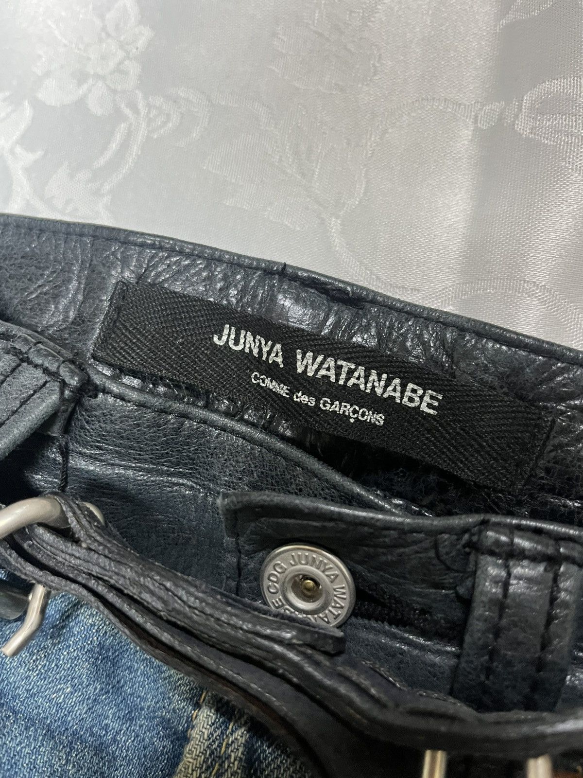 Comme des Garcons × Japanese Brand × Junya Watanabe JUNYA WATANABE WASHING BELTED PANTS Size US 28 / EU 44 - 3 Thumbnail