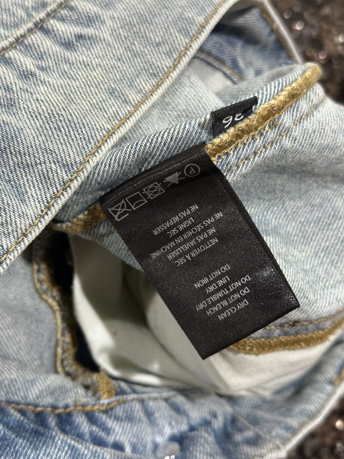 Nahmias Nahmias Track Snap Logo Cargos Blue Denim Jeans Size US 36 / EU 52 - 11 Thumbnail