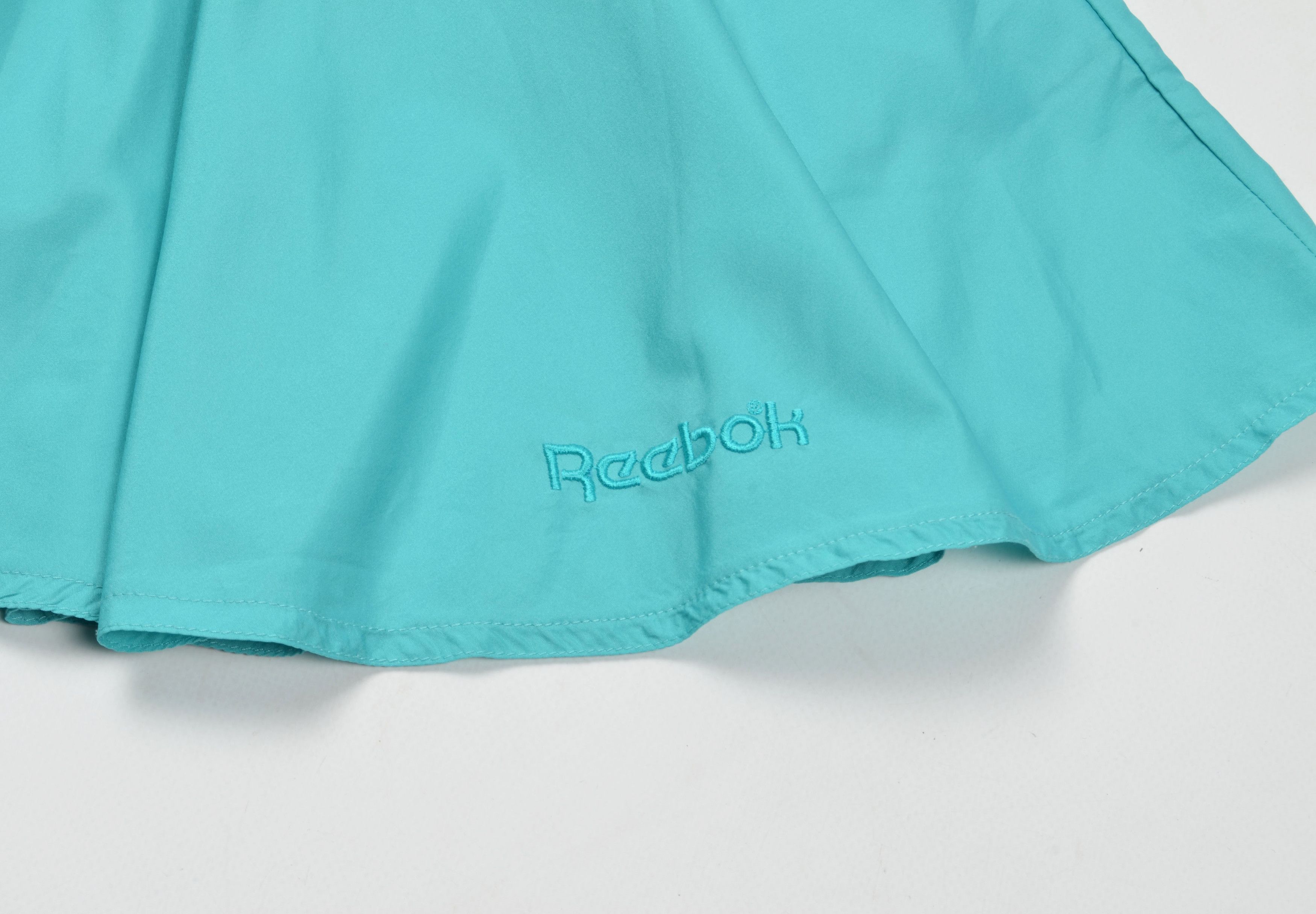 Reebok Vintage Reebok Y2K Flared Mini Turquoise Skirt Size 25" / US 0 / IT 36 - 5 Thumbnail