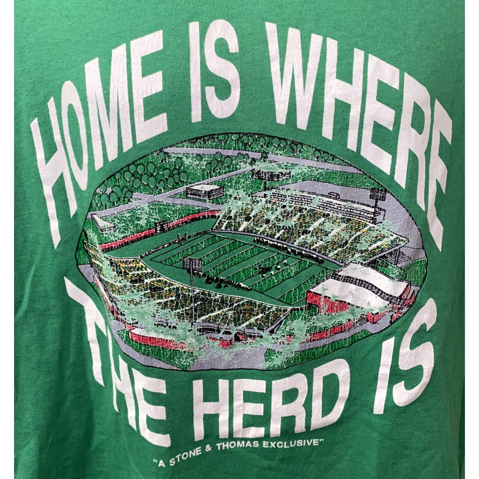 Vintage VINTAGE Screen Stars Best Mens Green USA Made Home Herd Short Sleeve T-Shirt XL Mens Shirt Green 90s/90s? Size US XL / EU 56 / 4 - 3 Thumbnail
