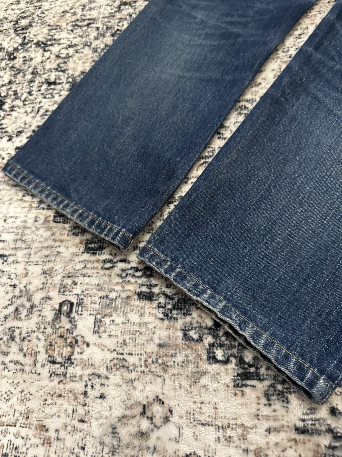 Japanese Brand Blue Blue Japan Indigo Wash Selvedge Redline Jeans Size US 28 / EU 44 - 15 Thumbnail