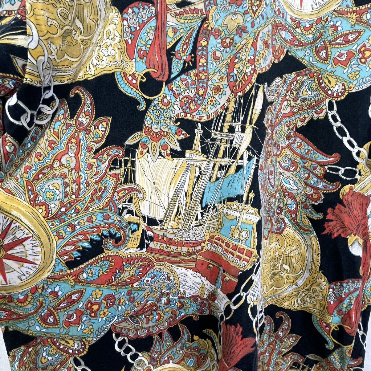Designer Rare! Vintage Arnold Palmer Baroque Ship Royalty Chain Shirt Size US L / EU 52-54 / 3 - 8 Thumbnail