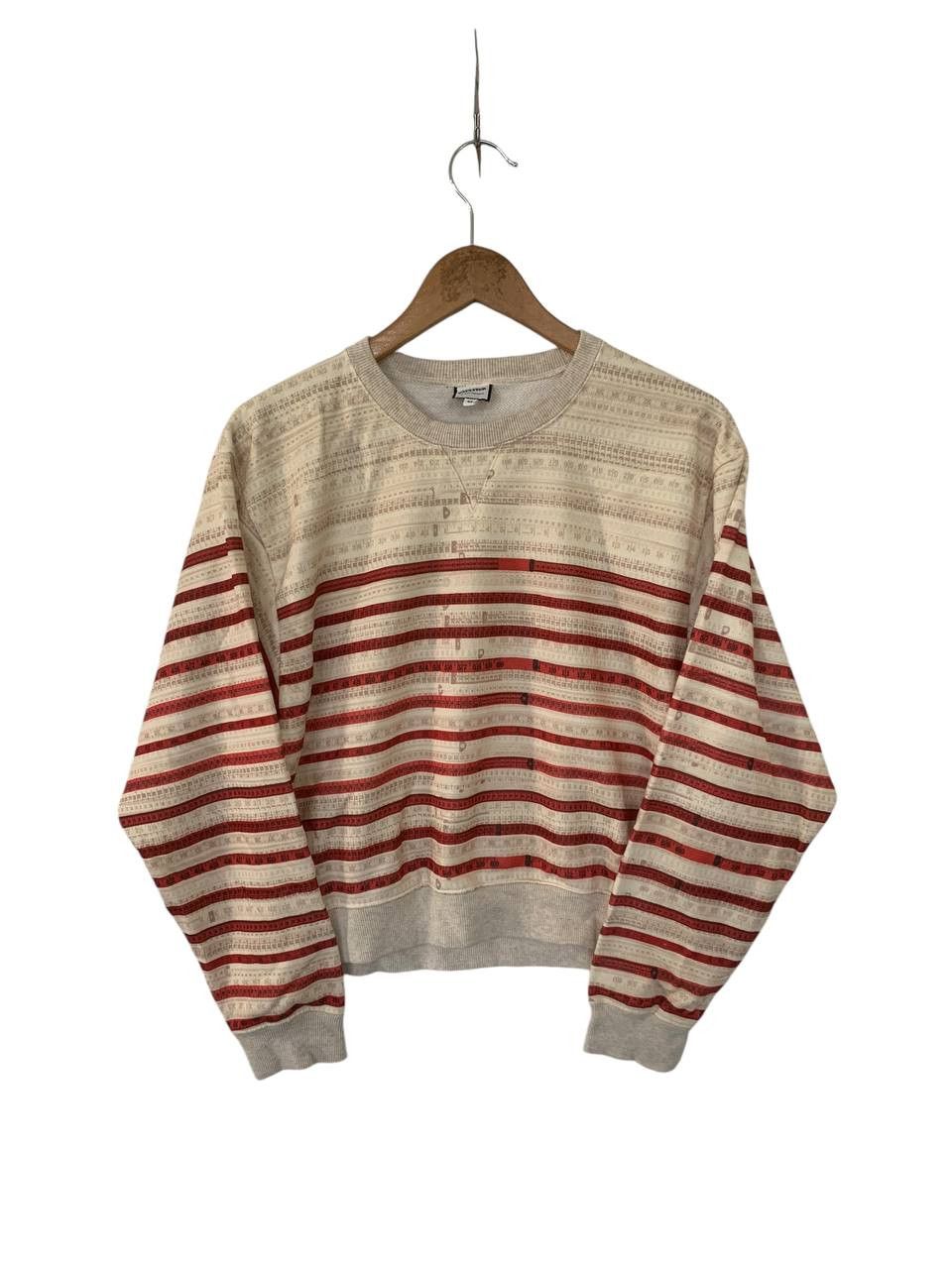 Jean Paul Gaultier Vintage Jean Paul Gaultier Sweatshirt Stripe Size S / US 4 / IT 40 - 1 Thumbnail